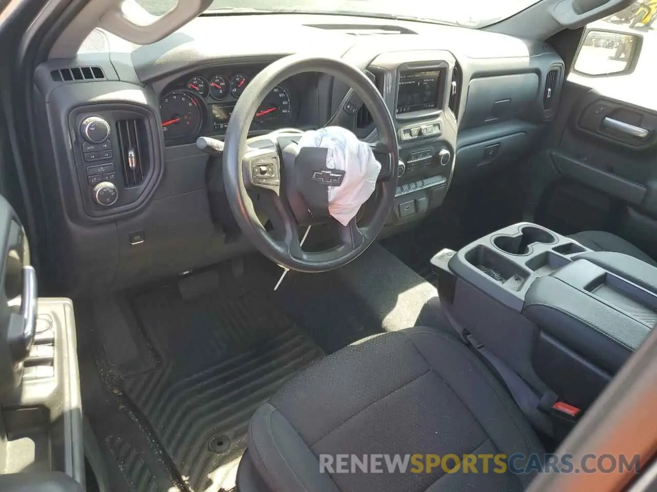 8 Photograph of a damaged car 1GCPYCEFXKZ245702 CHEVROLET SILVERADO 2019