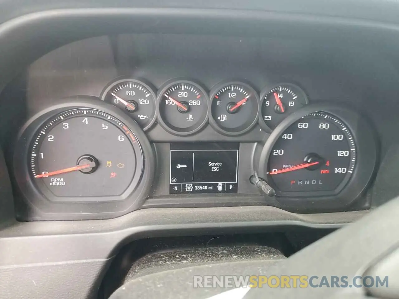 9 Photograph of a damaged car 1GCPYCEFXKZ245702 CHEVROLET SILVERADO 2019