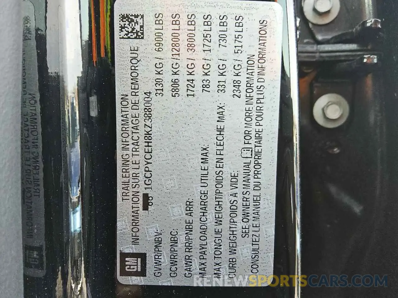13 Photograph of a damaged car 1GCPYCEH8KZ388004 CHEVROLET SILVERADO 2019