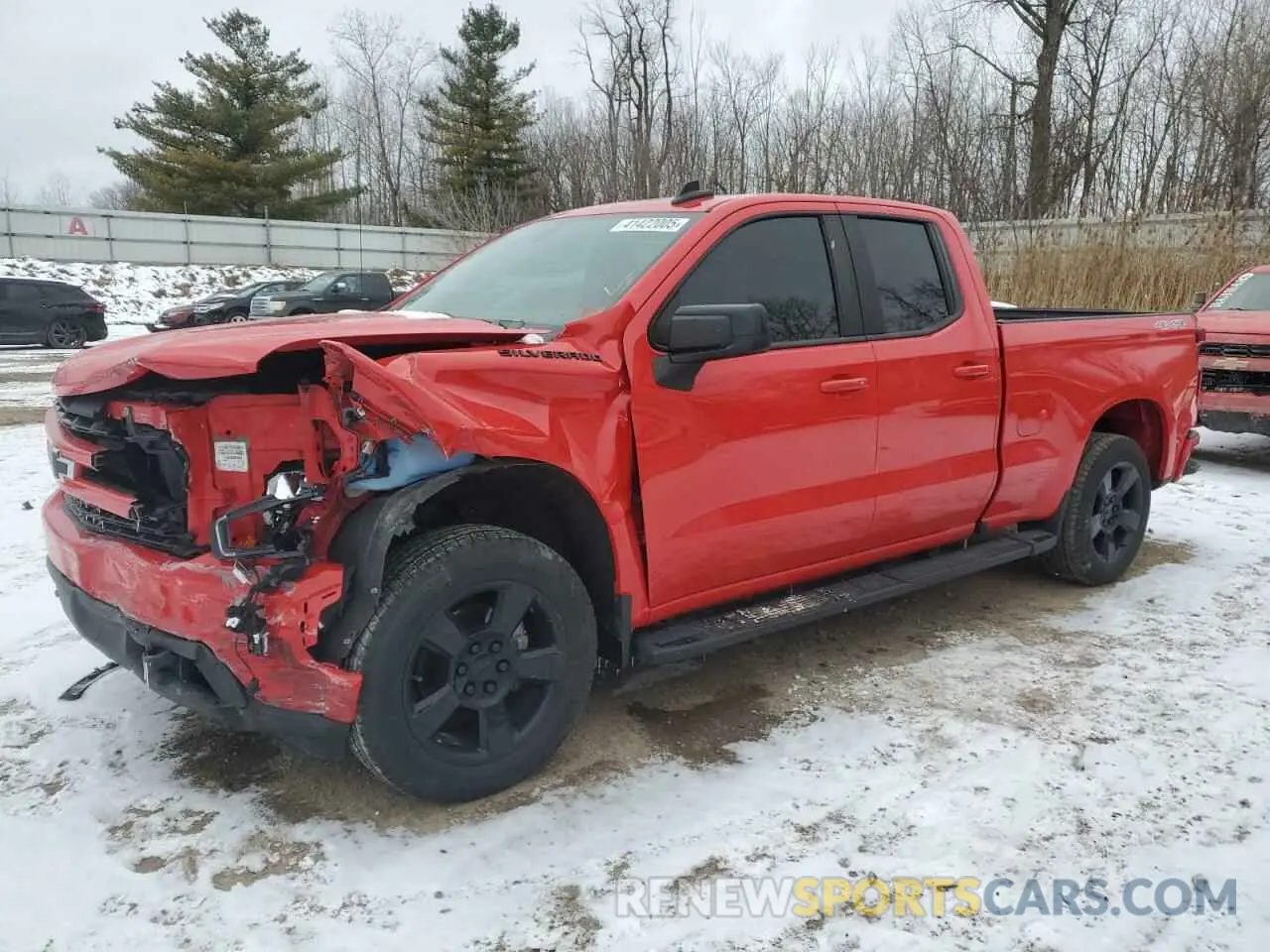 1 Photograph of a damaged car 1GCRYEED5KZ386101 CHEVROLET SILVERADO 2019