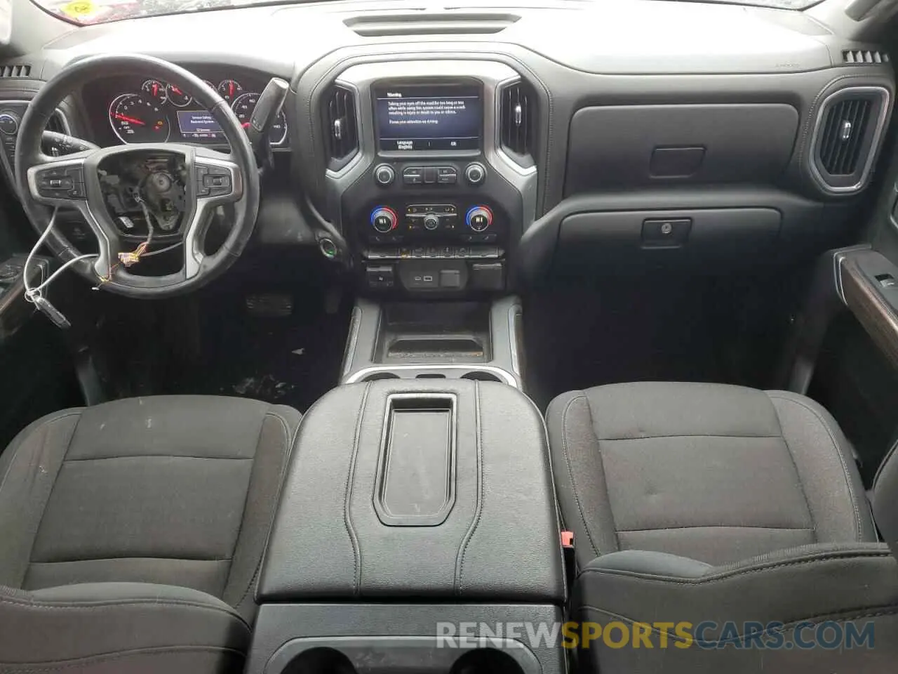 8 Photograph of a damaged car 1GCRYEED5KZ386101 CHEVROLET SILVERADO 2019
