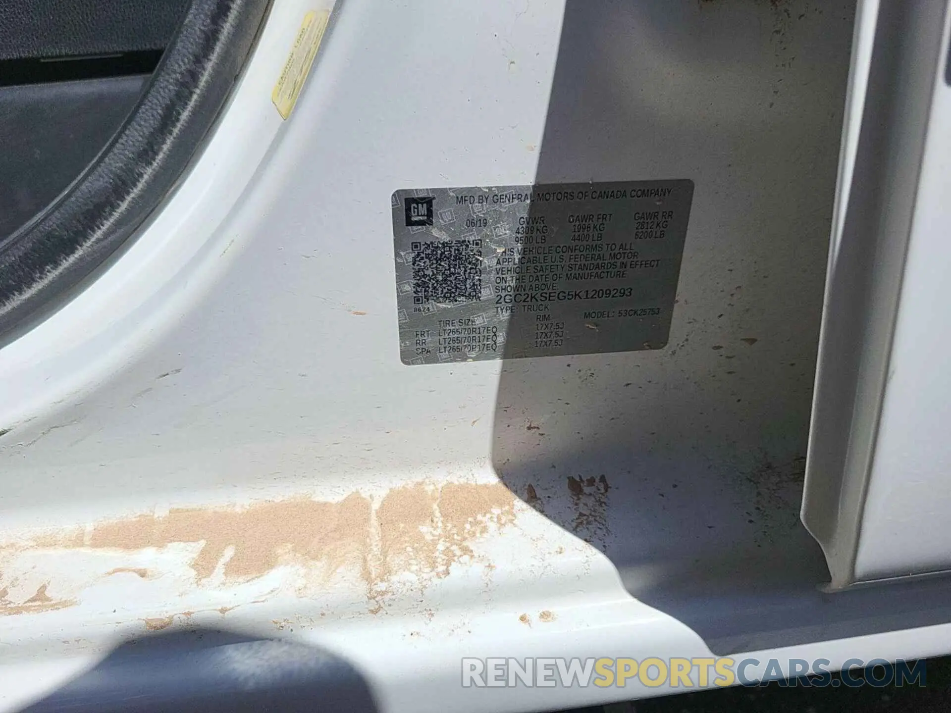 11 Photograph of a damaged car 2GC2KSEG5K1209293 CHEVROLET SILVERADO 2019