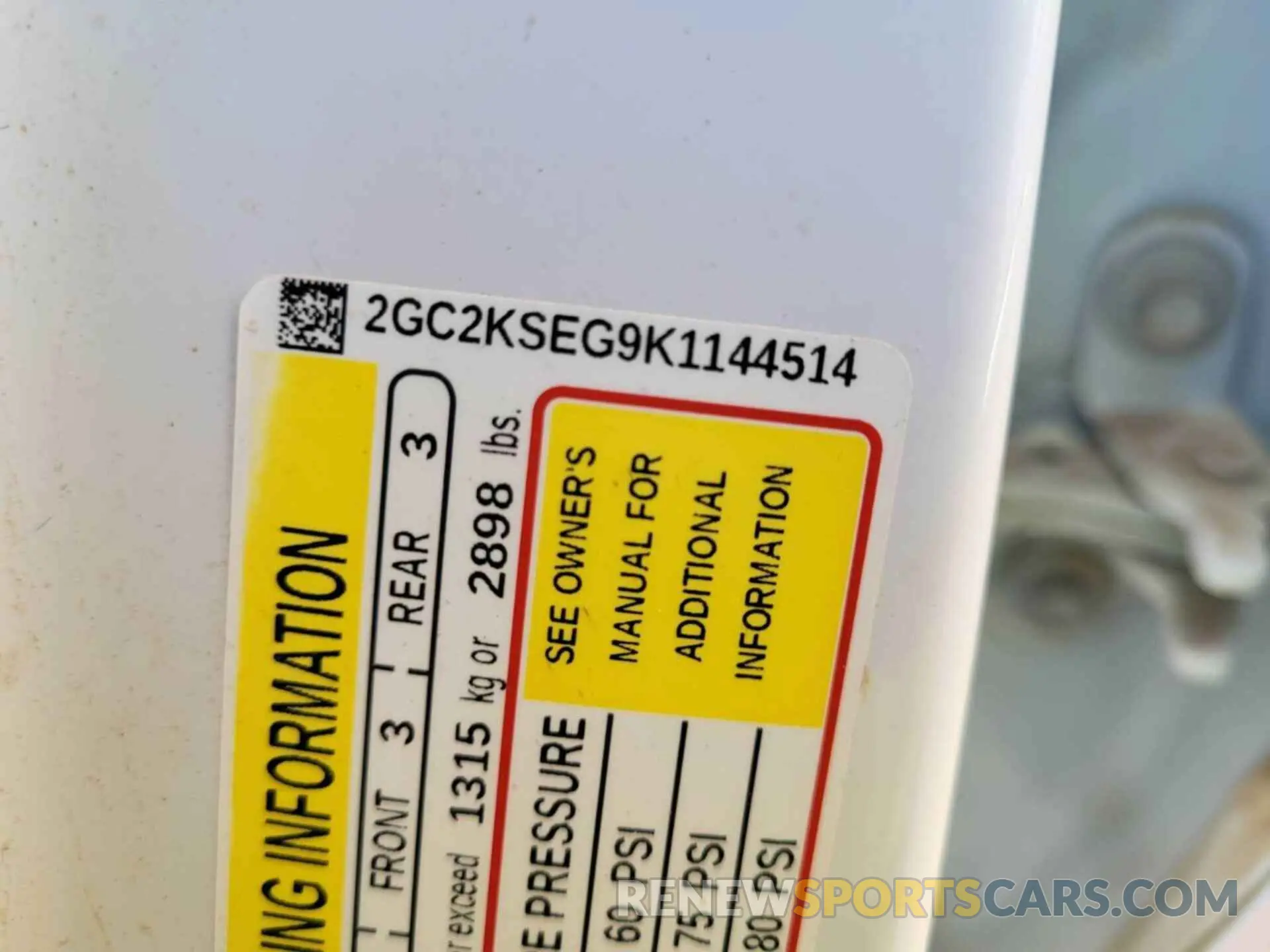 10 Photograph of a damaged car 2GC2KSEG9K1144514 CHEVROLET SILVERADO 2019