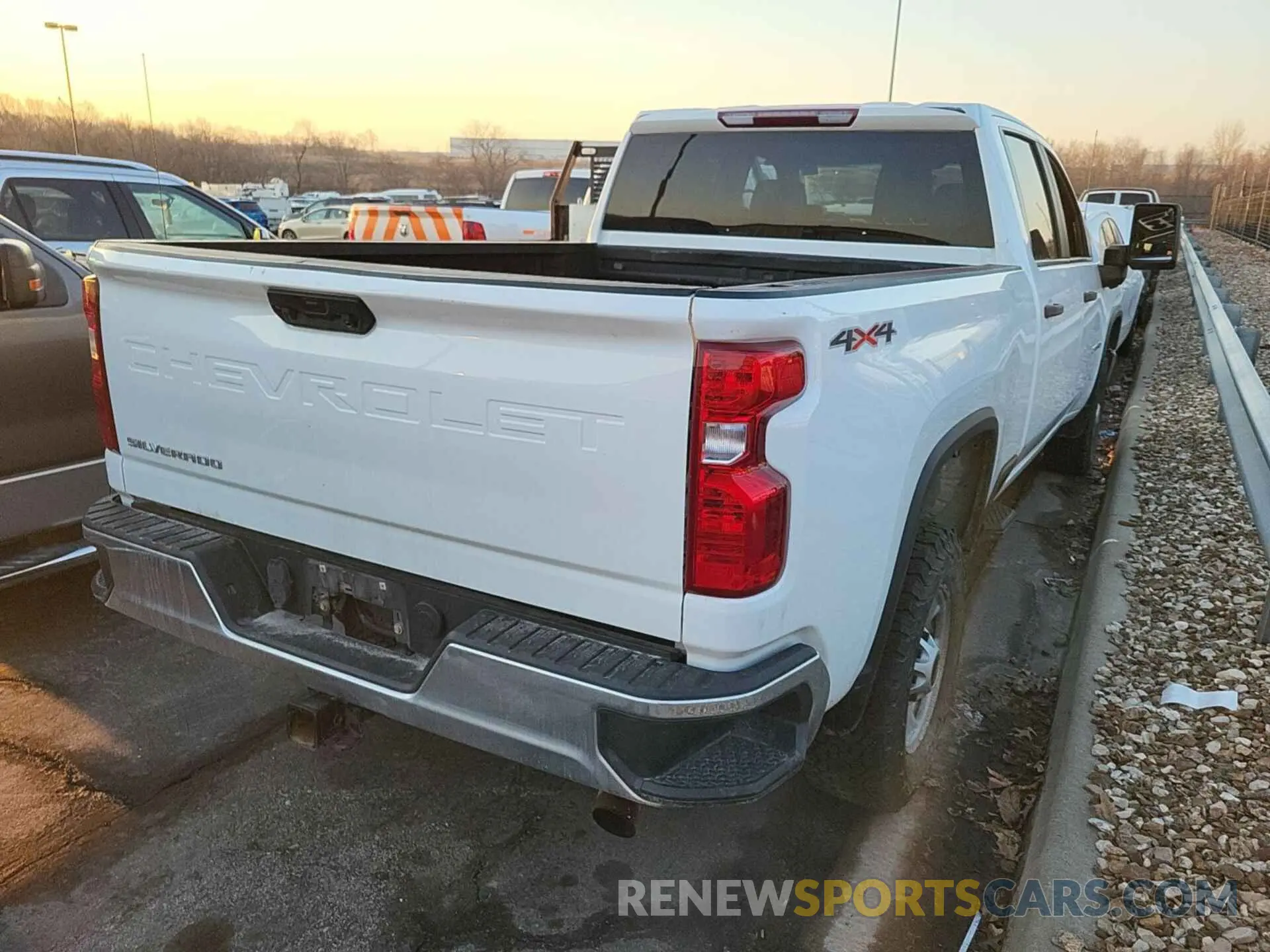 2 Photograph of a damaged car 1GC4YLE76LF177915 CHEVROLET SILVERADO 2020