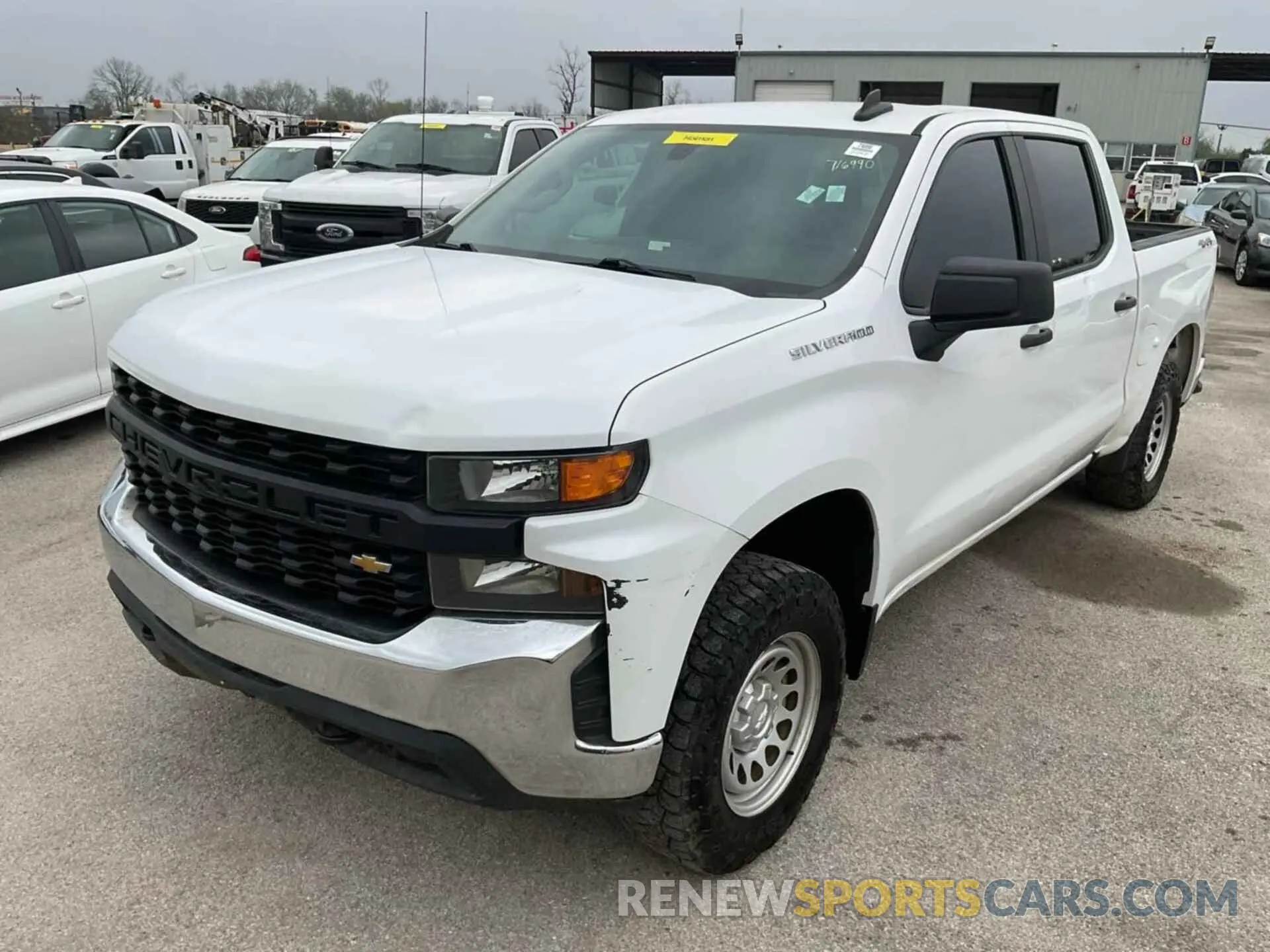 10 Photograph of a damaged car 1GCUYAEF5LZ177401 CHEVROLET SILVERADO 2020