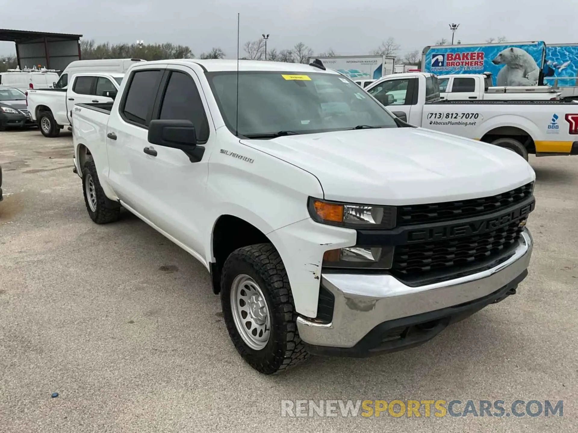 3 Photograph of a damaged car 1GCUYAEF5LZ177401 CHEVROLET SILVERADO 2020