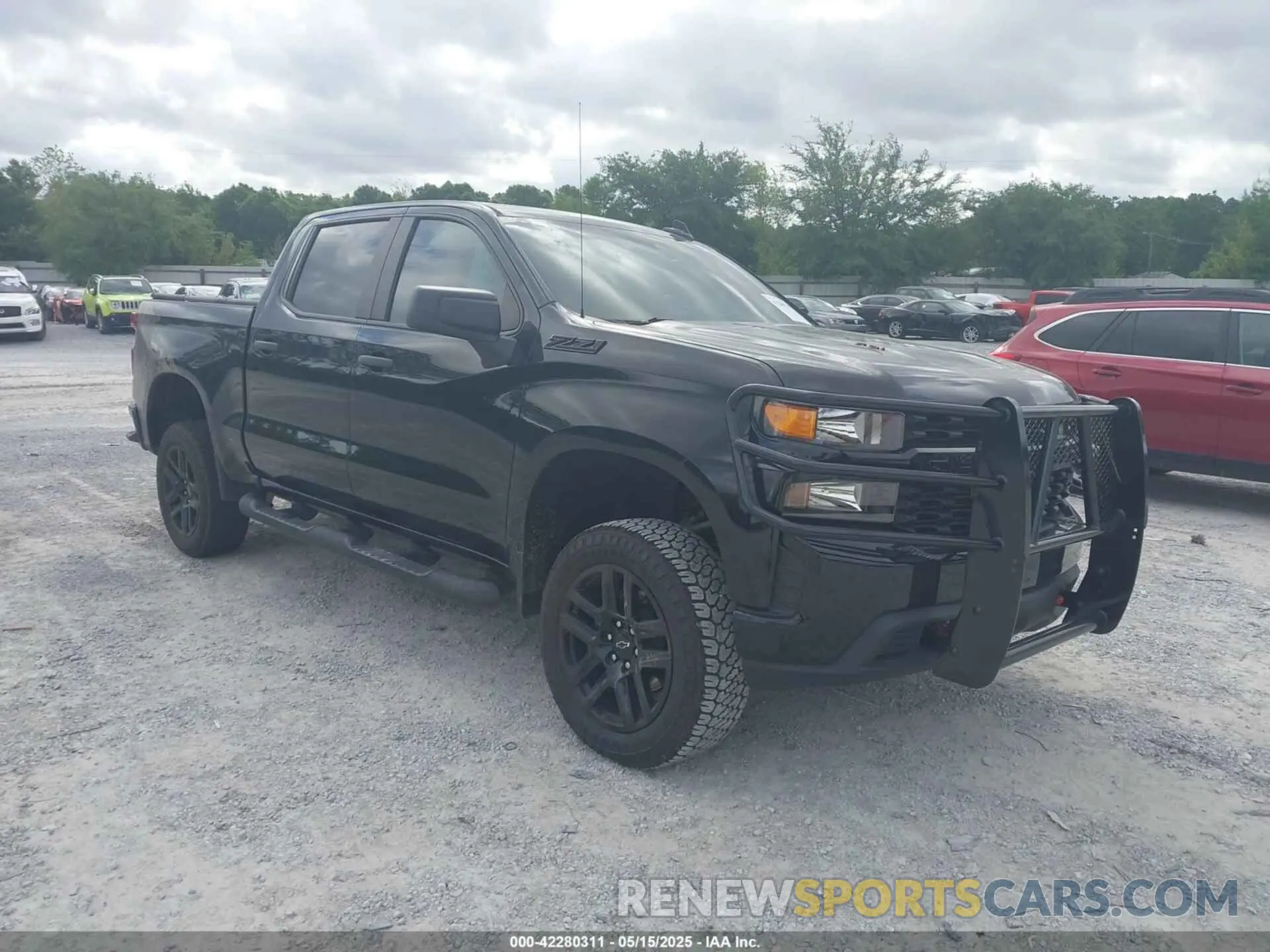 1 Photograph of a damaged car 3GCPYCEL3MG422938 CHEVROLET SILVERADO 2021