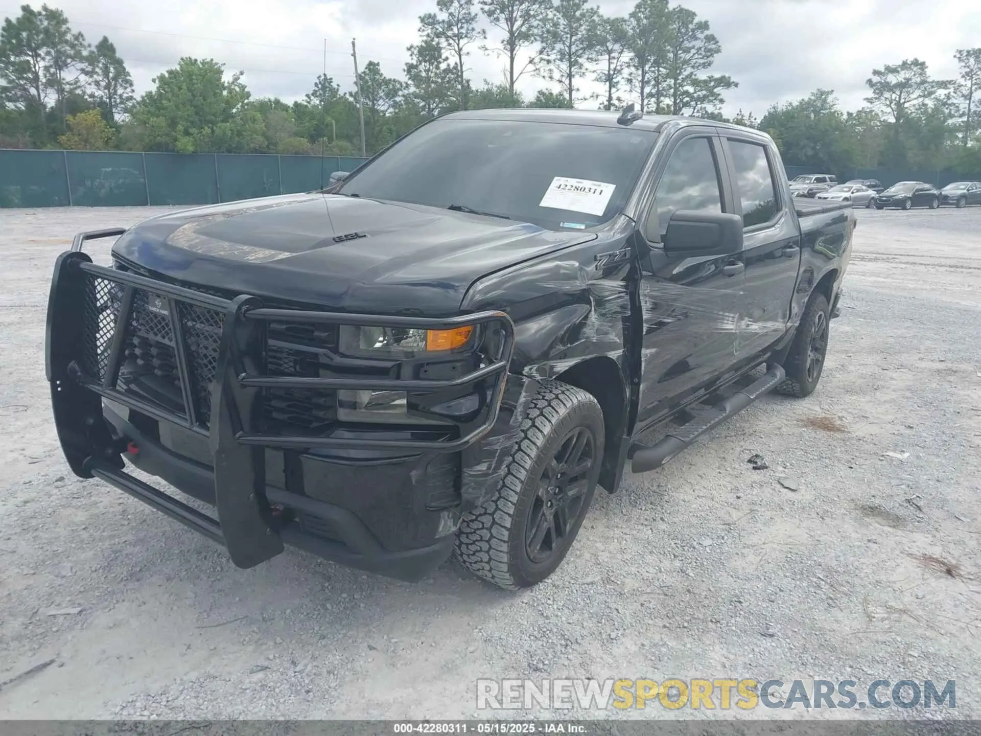2 Photograph of a damaged car 3GCPYCEL3MG422938 CHEVROLET SILVERADO 2021