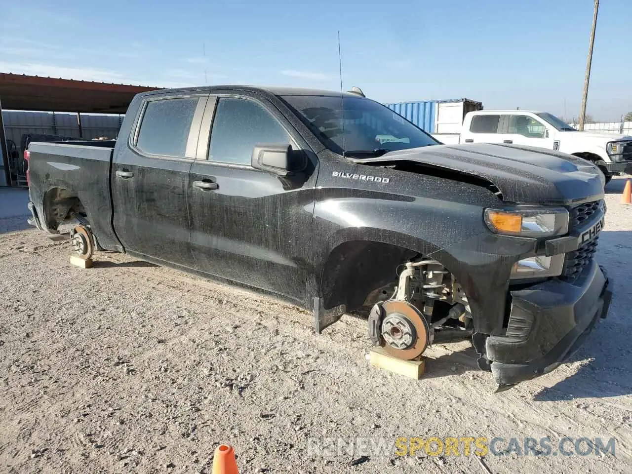 4 Photograph of a damaged car 1GCPWBEK4NZ140493 CHEVROLET SILVERADO 2022