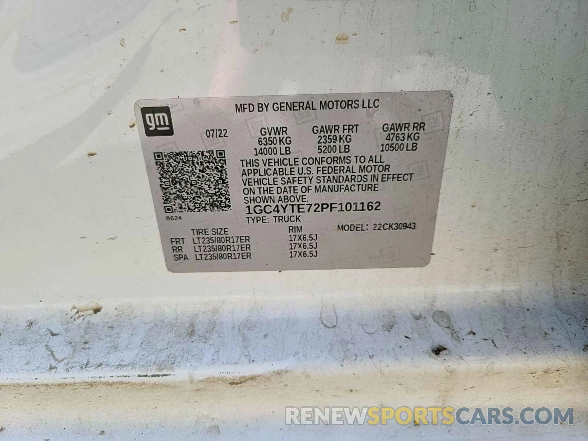 6 Photograph of a damaged car 1GC4YTE72PF101162 CHEVROLET SILVERADO 2023