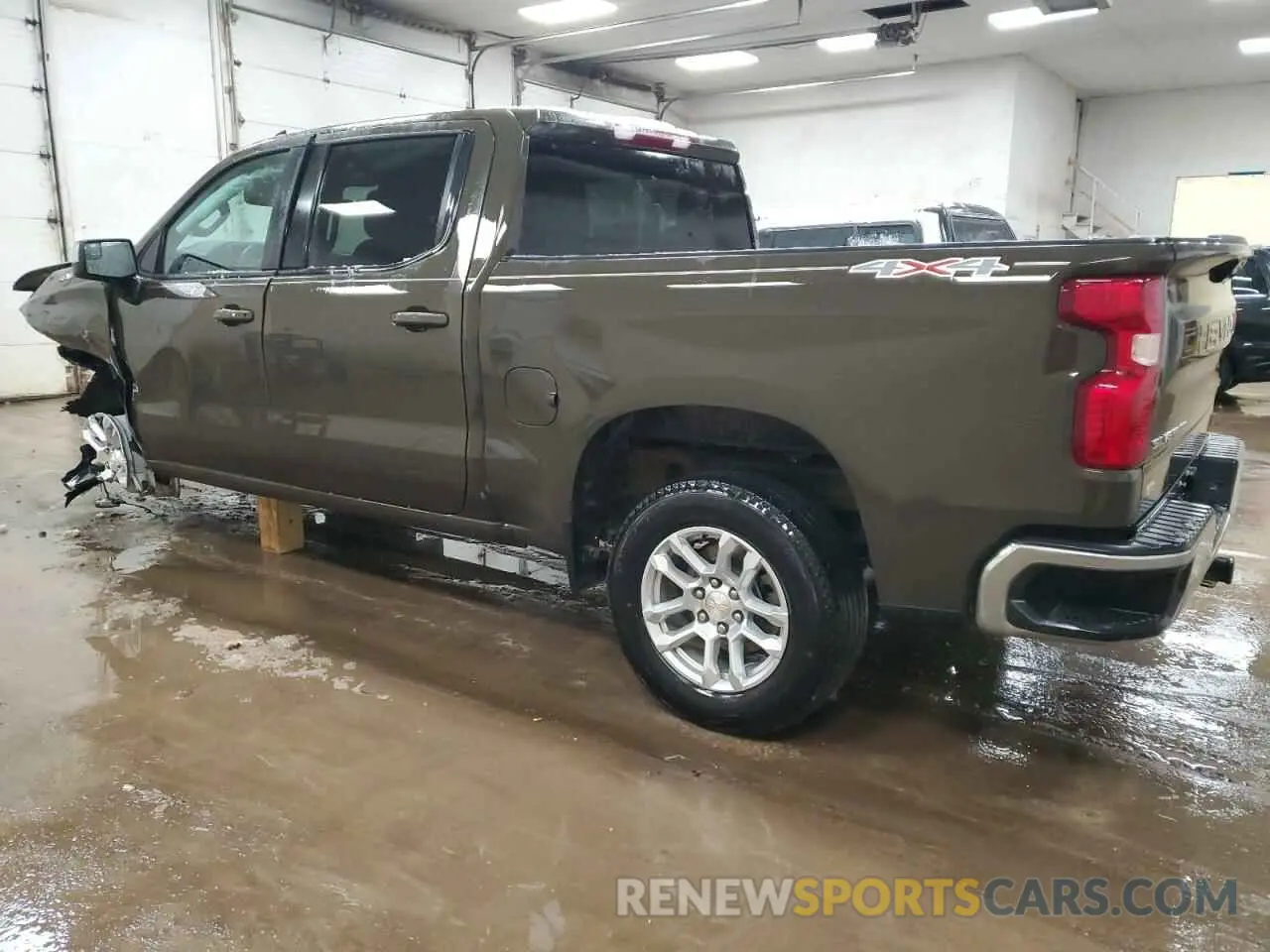 2 Photograph of a damaged car 1GCPDKEK7PZ202056 CHEVROLET SILVERADO 2023