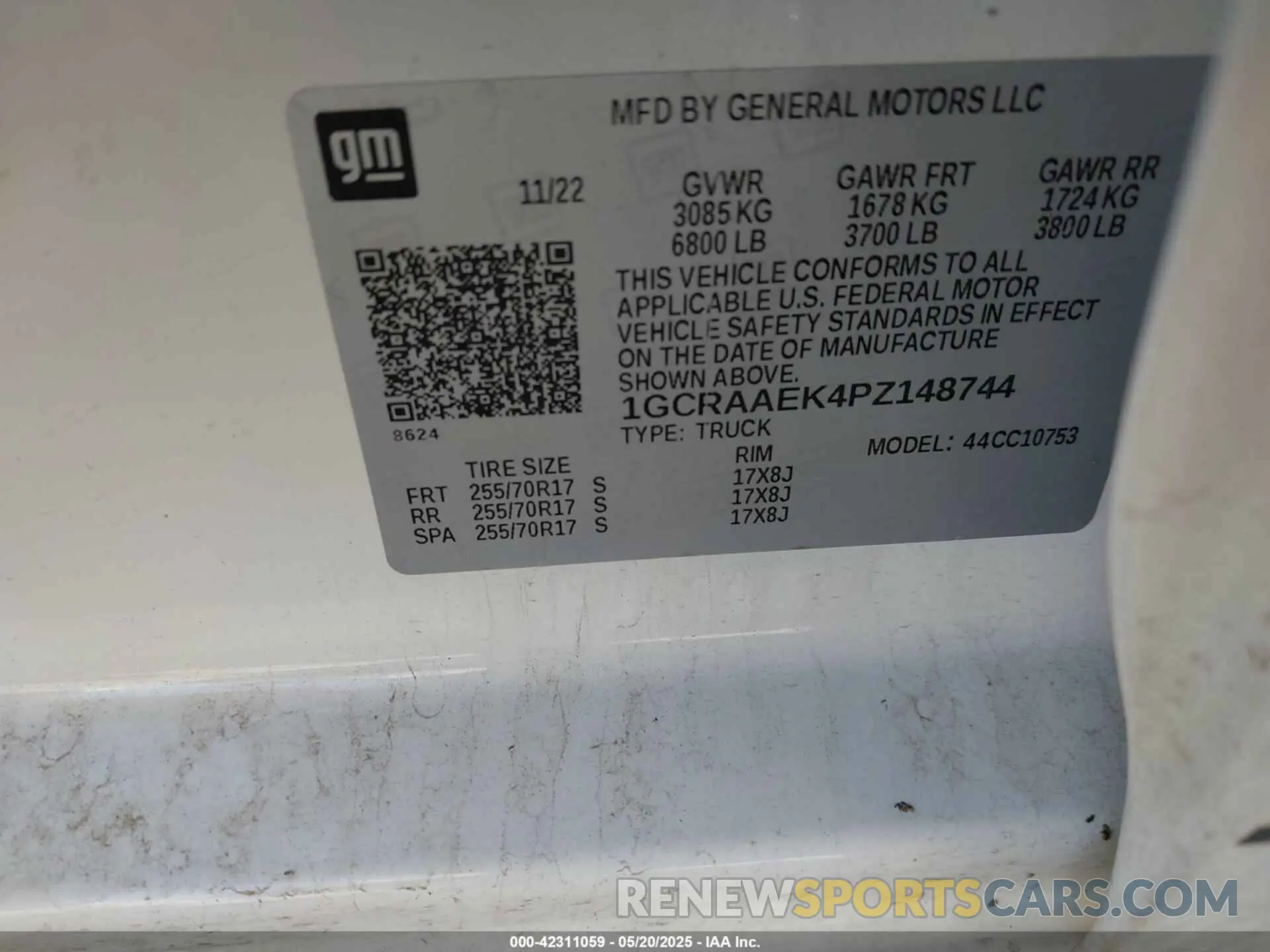 9 Photograph of a damaged car 1GCRAAEK4PZ148744 CHEVROLET SILVERADO 2023