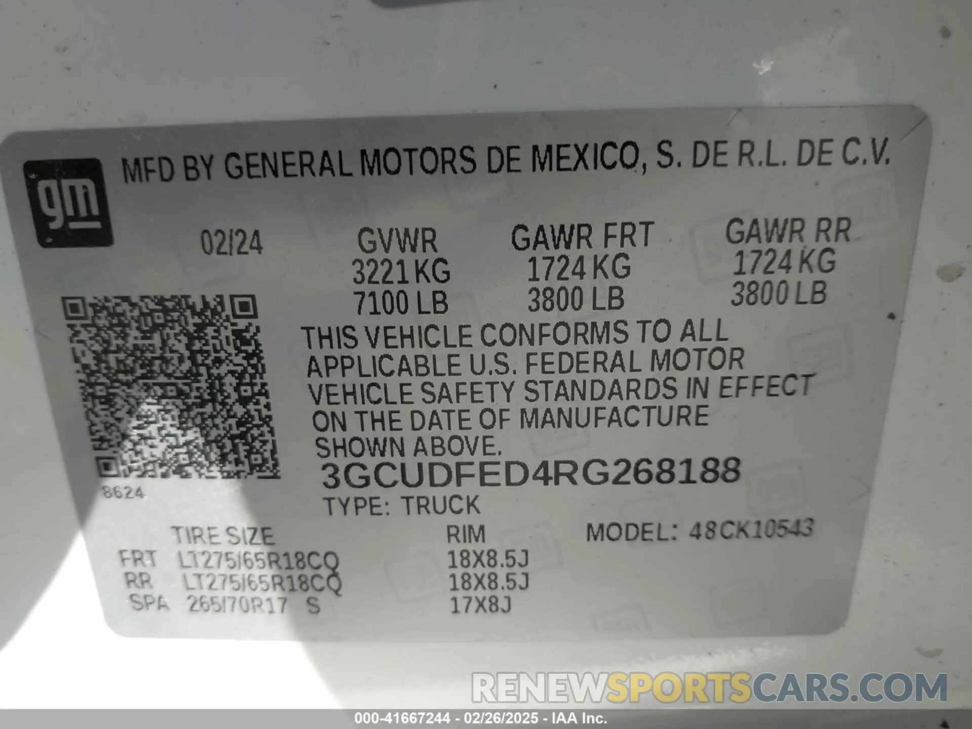 9 Photograph of a damaged car 3GCUDFED4RG268188 CHEVROLET SILVERADO 2024