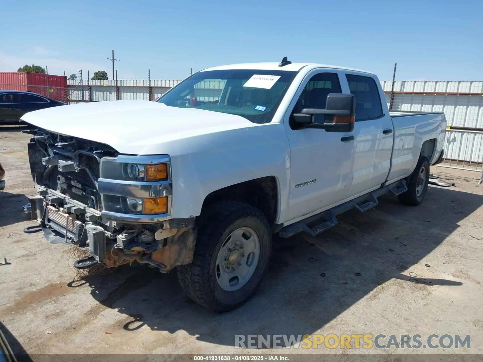 2 Photograph of a damaged car 1GC1KREG8KF172267 CHEVROLET SILVERADO 2500HD 2019