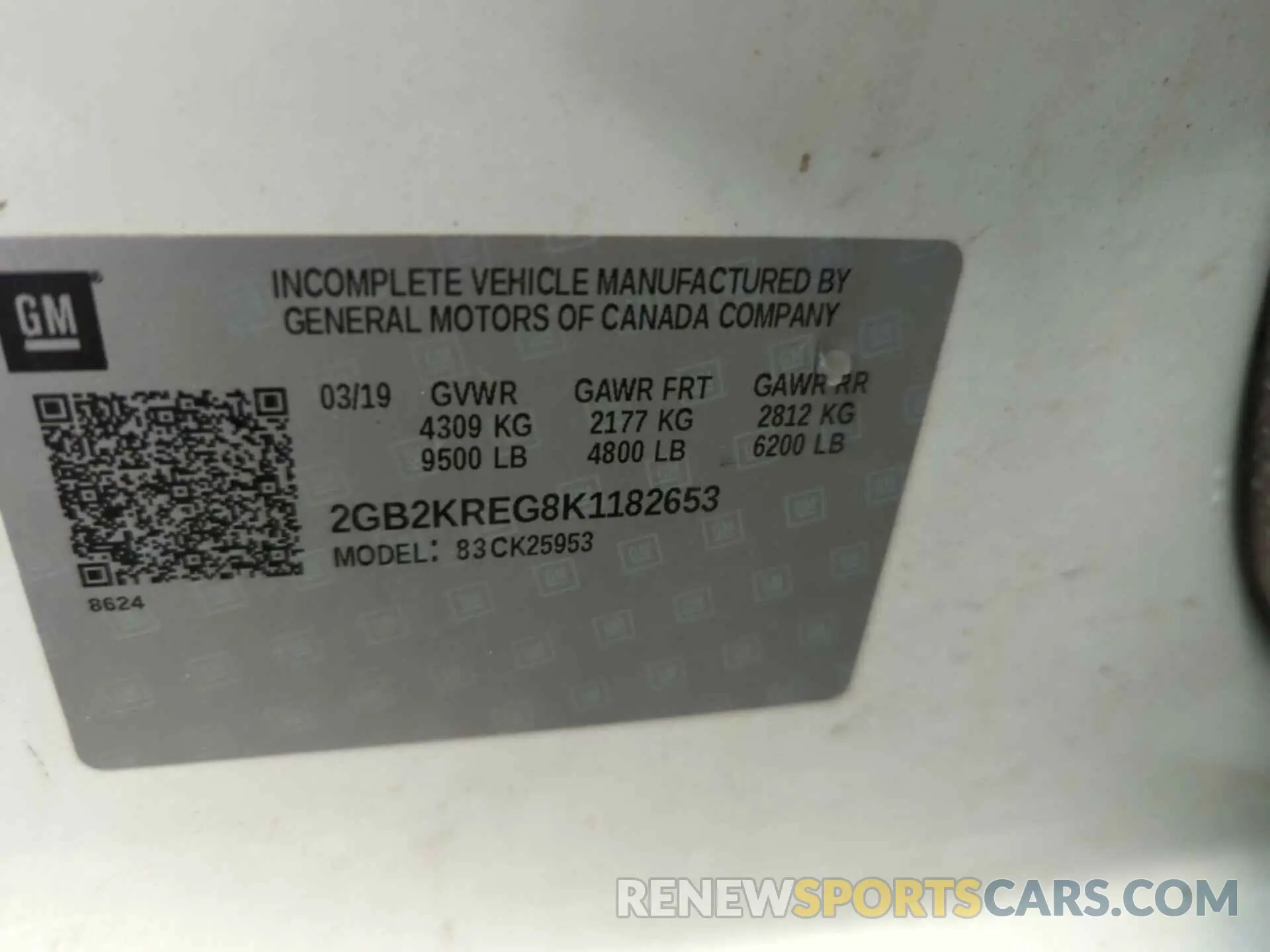 10 Photograph of a damaged car 2GB2KREG8K1182653 CHEVROLET SILVERADO 2500HD 2019