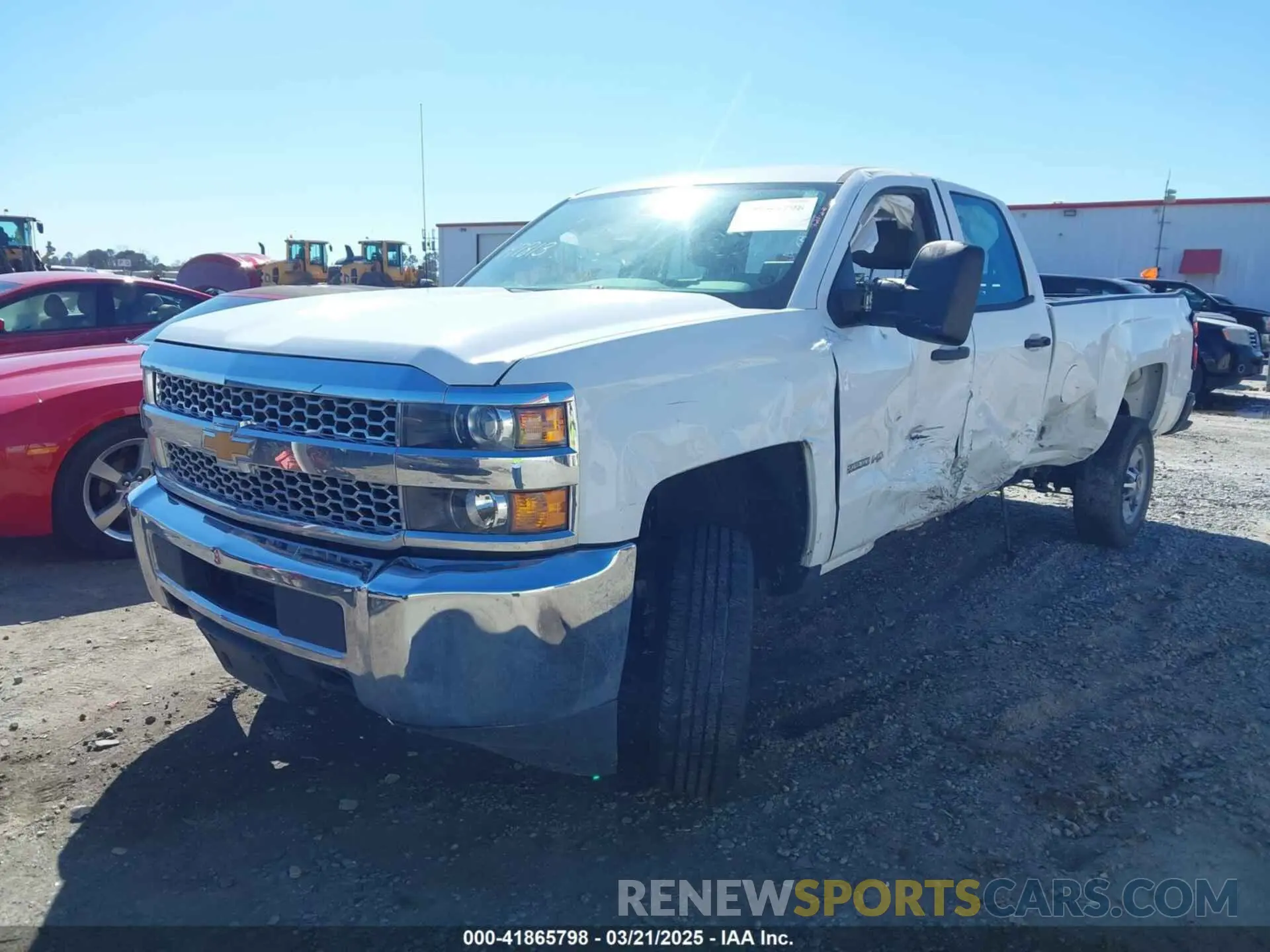 2 Photograph of a damaged car 2GC2CREG7K1151354 CHEVROLET SILVERADO 2500HD 2019