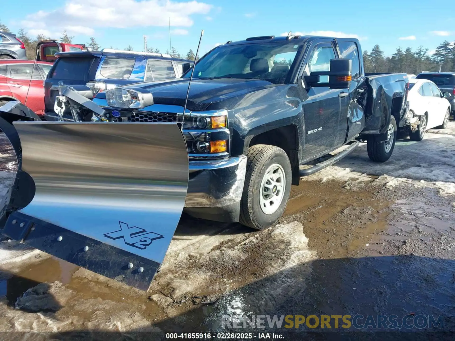 2 Photograph of a damaged car 2GC2KREG3K1216235 CHEVROLET SILVERADO 2500HD 2019