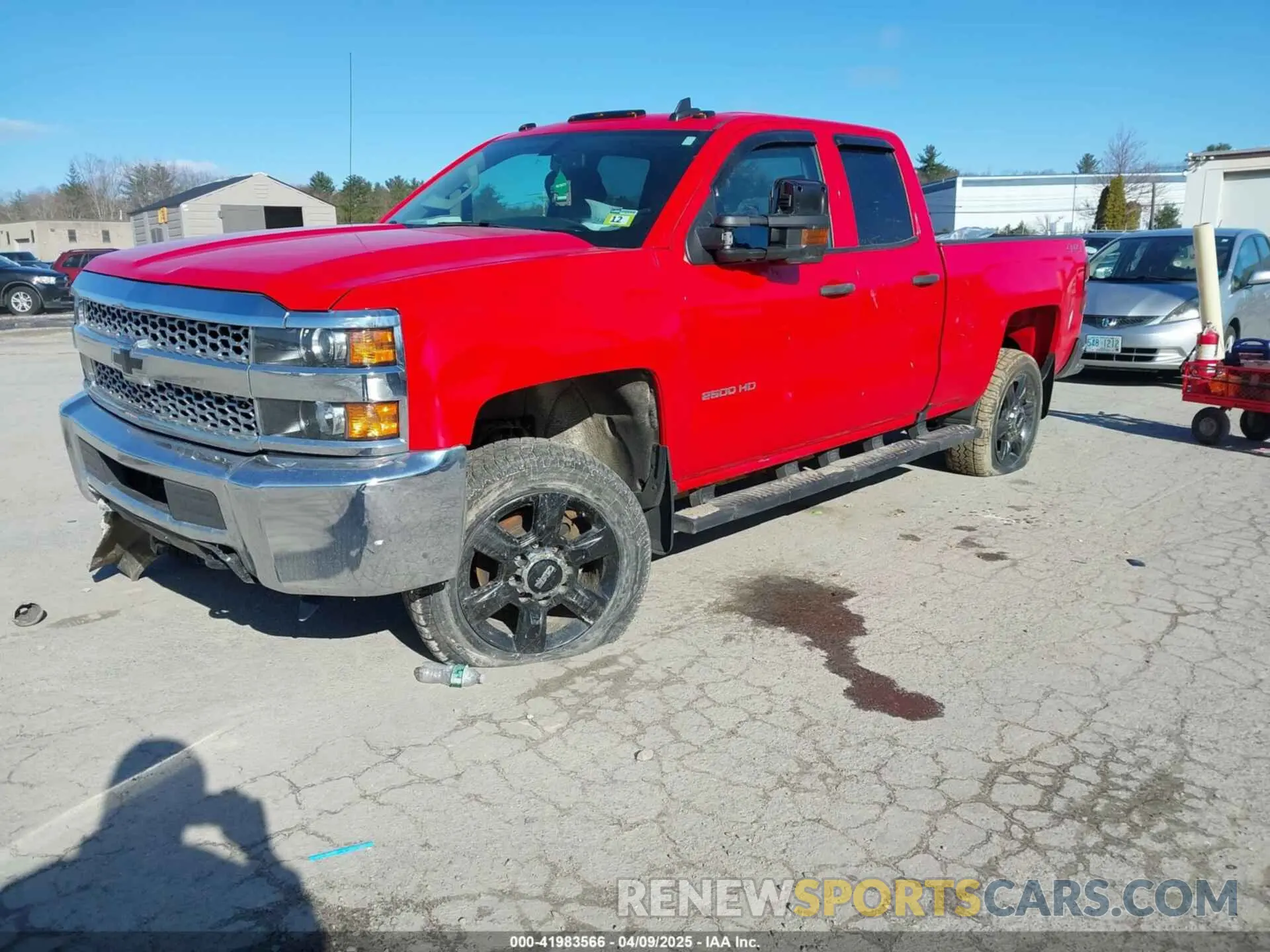 2 Photograph of a damaged car 2GC2KREG6K1229125 CHEVROLET SILVERADO 2500HD 2019