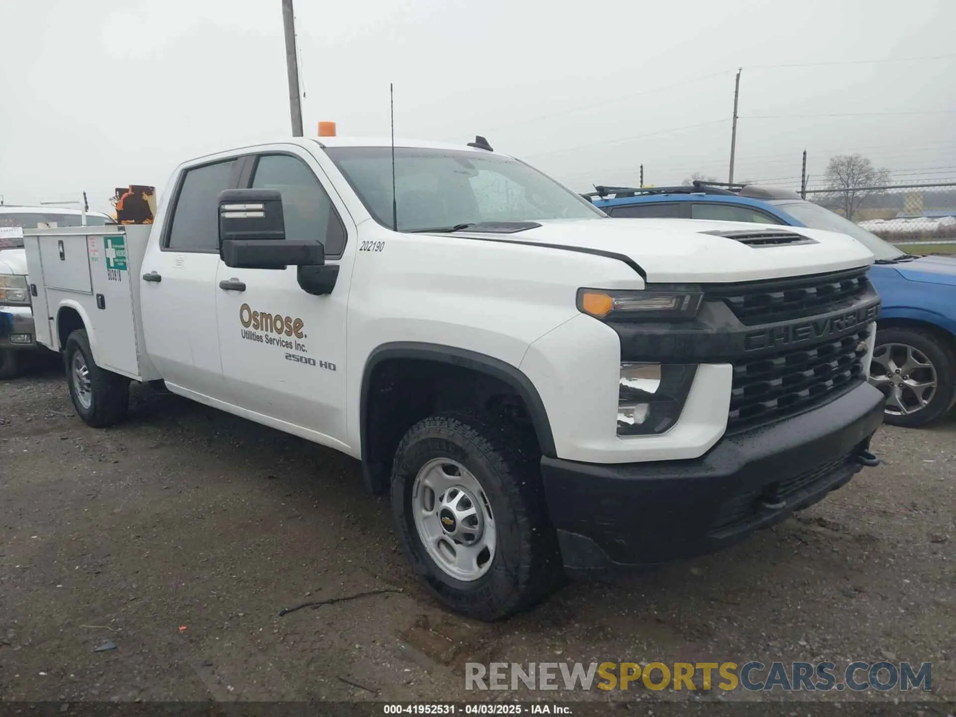 1 Photograph of a damaged car 1GB1WLE70LF217970 CHEVROLET SILVERADO 2500HD 2020