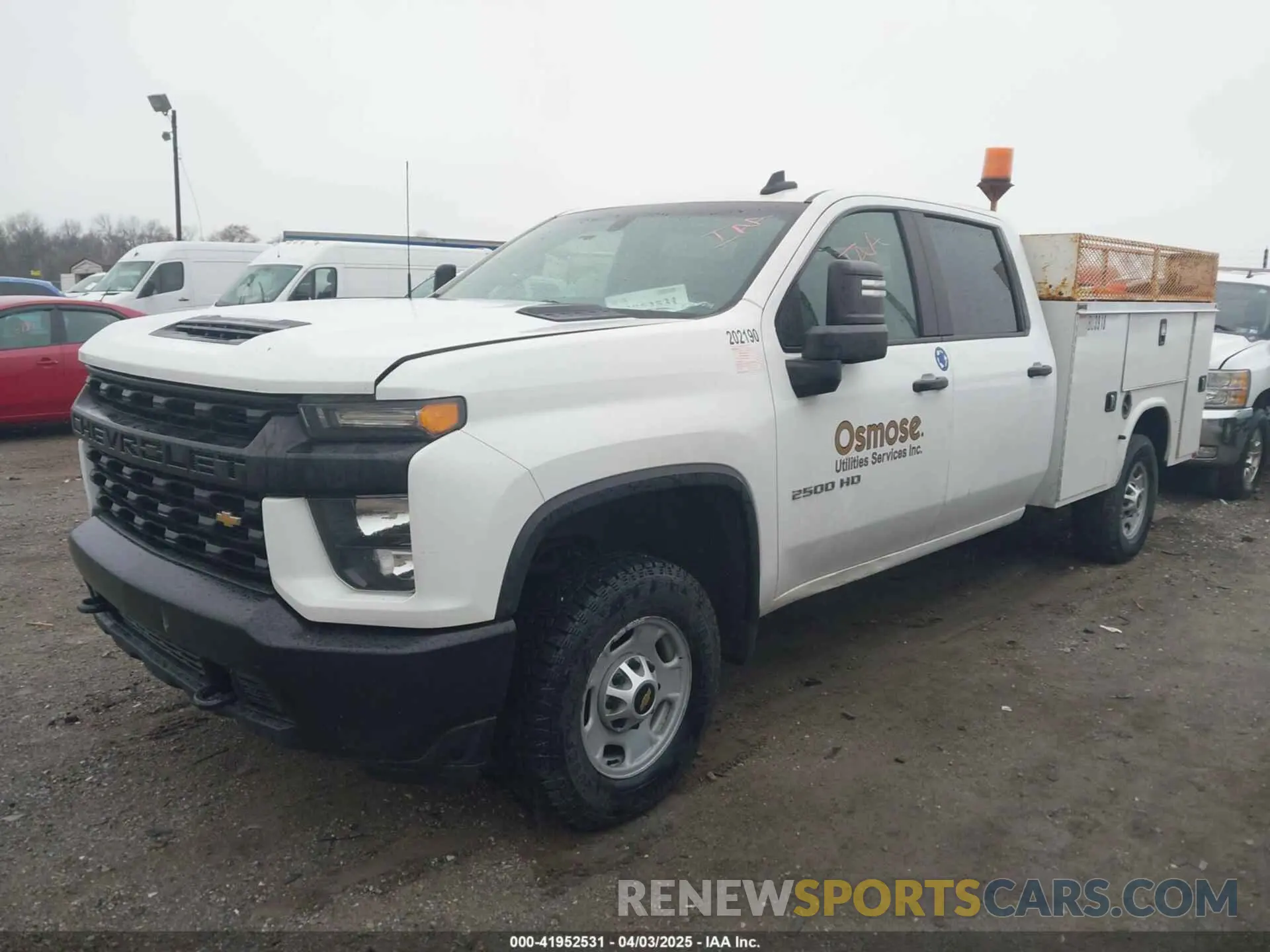 2 Photograph of a damaged car 1GB1WLE70LF217970 CHEVROLET SILVERADO 2500HD 2020