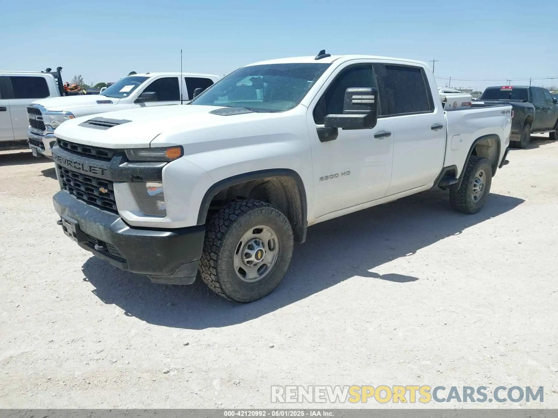 2 Photograph of a damaged car 1GC1YLE70LF184510 CHEVROLET SILVERADO 2500HD 2020