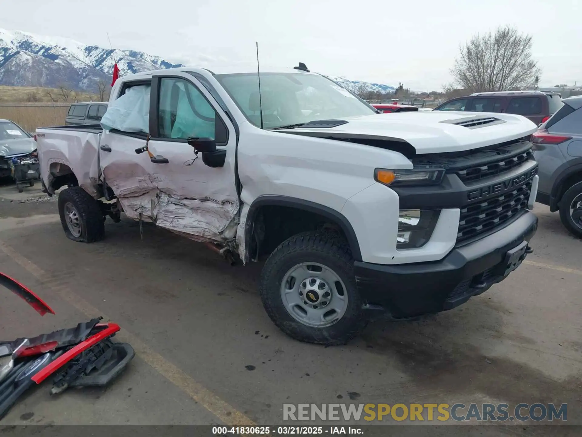 1 Photograph of a damaged car 1GC1YLE71LF331515 CHEVROLET SILVERADO 2500HD 2020