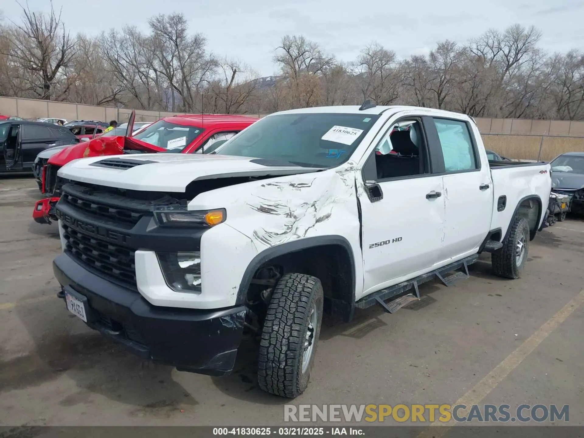 2 Photograph of a damaged car 1GC1YLE71LF331515 CHEVROLET SILVERADO 2500HD 2020