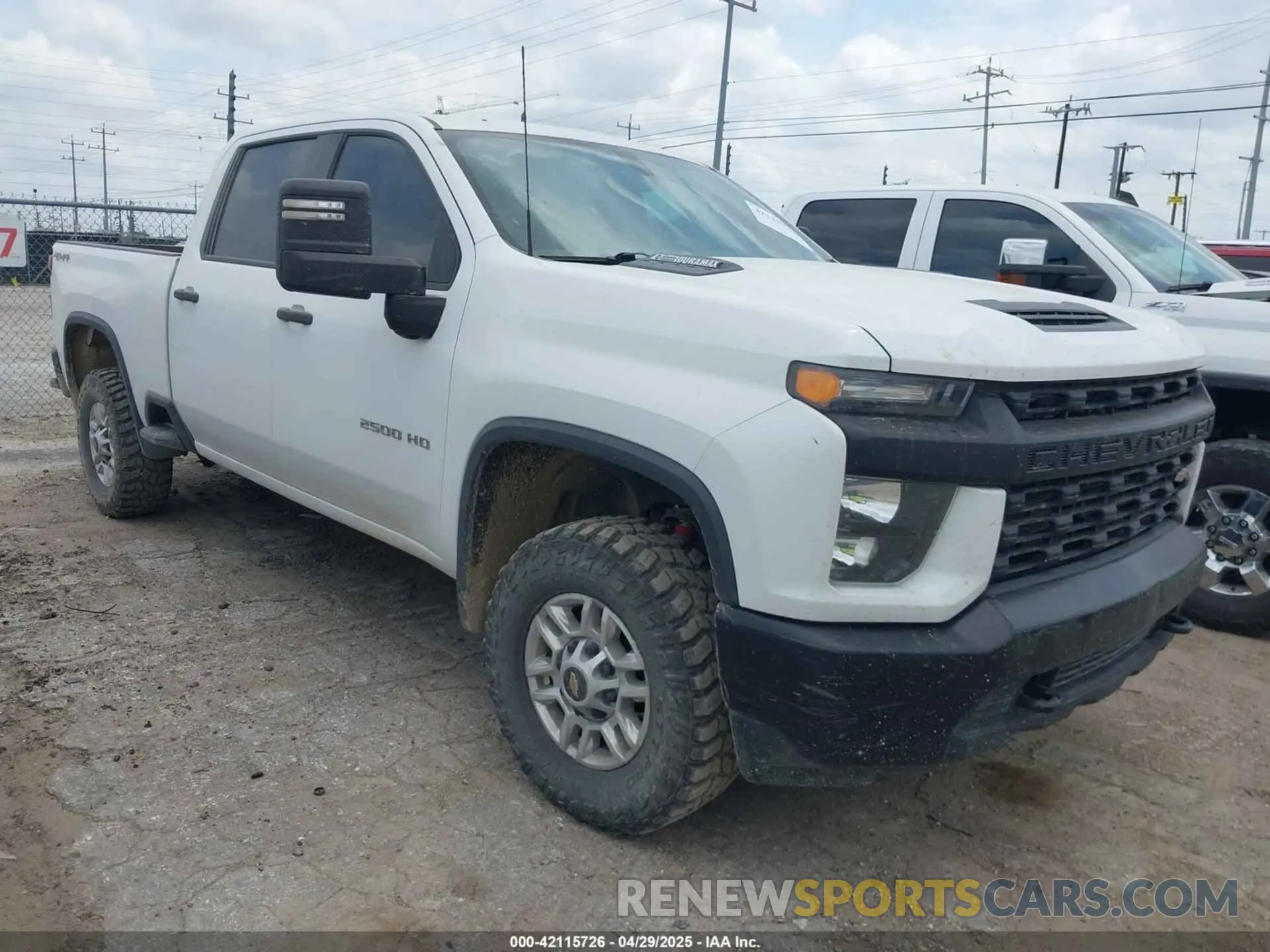1 Photograph of a damaged car 1GC1YLEY8LF195067 CHEVROLET SILVERADO 2500HD 2020