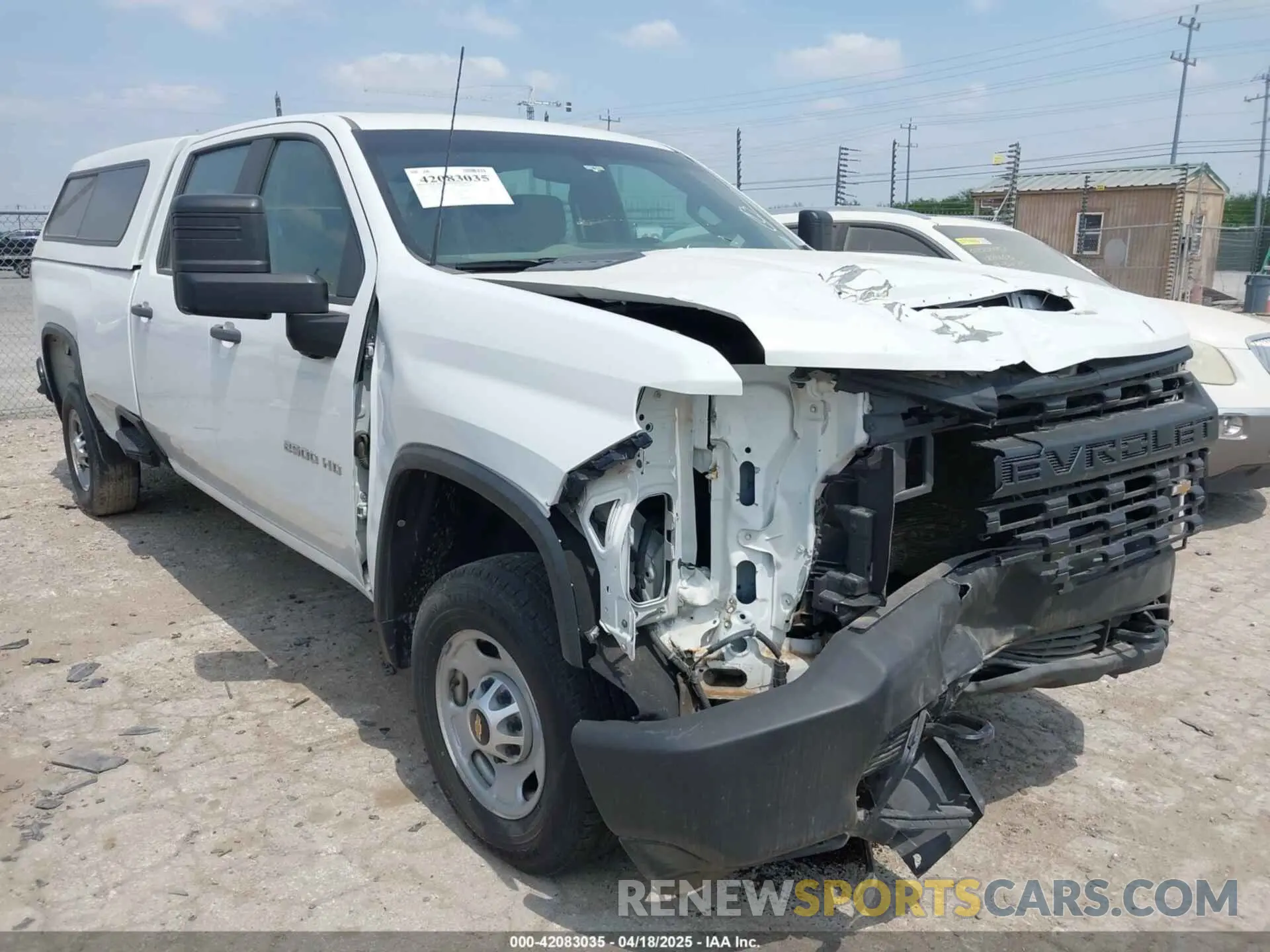 1 Photograph of a damaged car 1GC4WLE78LF155064 CHEVROLET SILVERADO 2500HD 2020