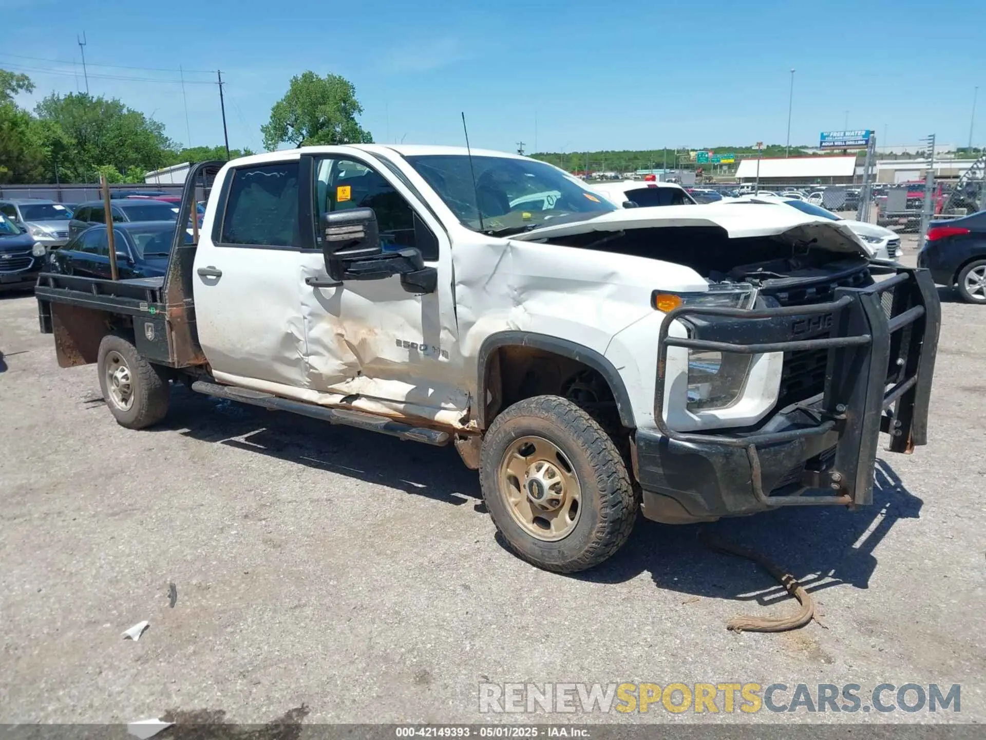 1 Photograph of a damaged car 1GC4YLE78LF105114 CHEVROLET SILVERADO 2500HD 2020