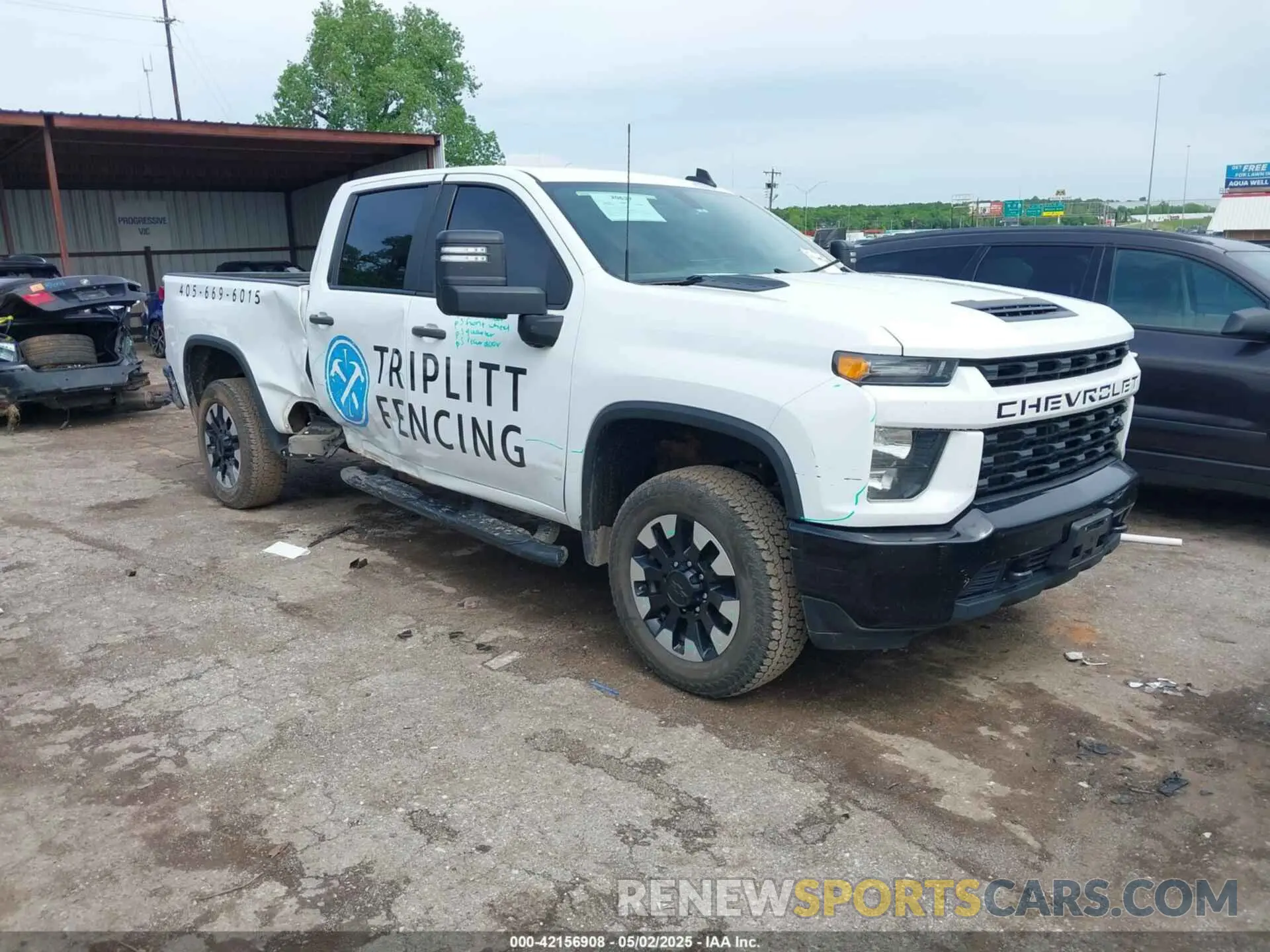 1 Photograph of a damaged car 1GC4YME71LF128952 CHEVROLET SILVERADO 2500HD 2020