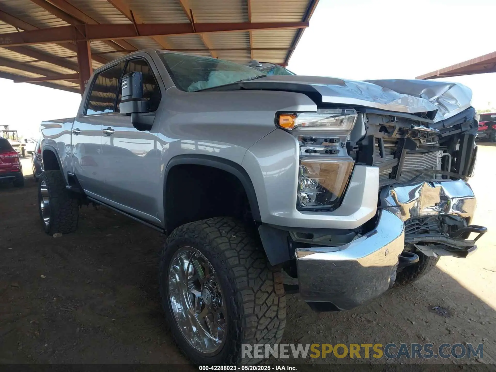 1 Photograph of a damaged car 1GC4YPEY8LF340385 CHEVROLET SILVERADO 2500HD 2020