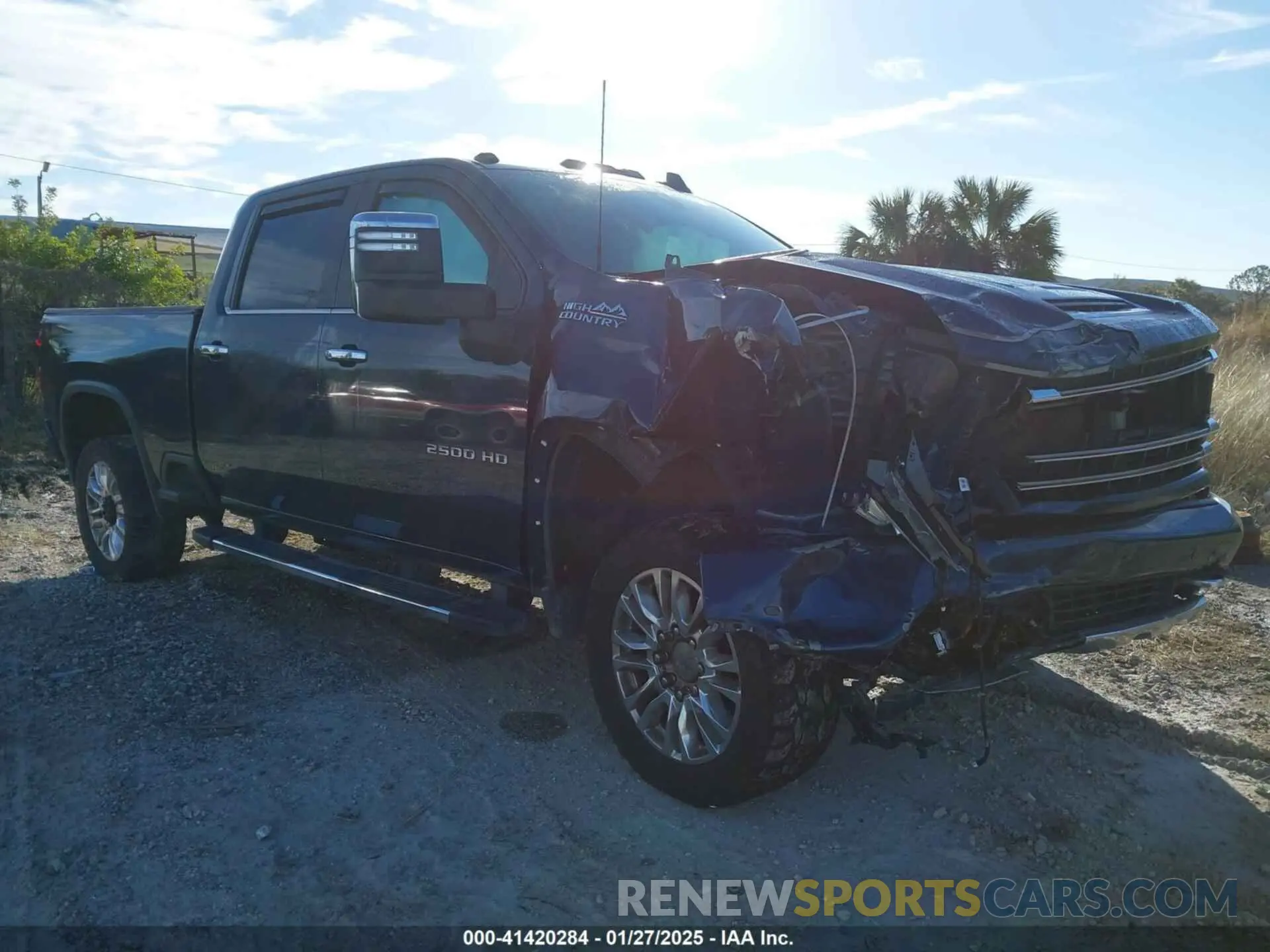 1 Photograph of a damaged car 1GC4YRE74LF125492 CHEVROLET SILVERADO 2500HD 2020