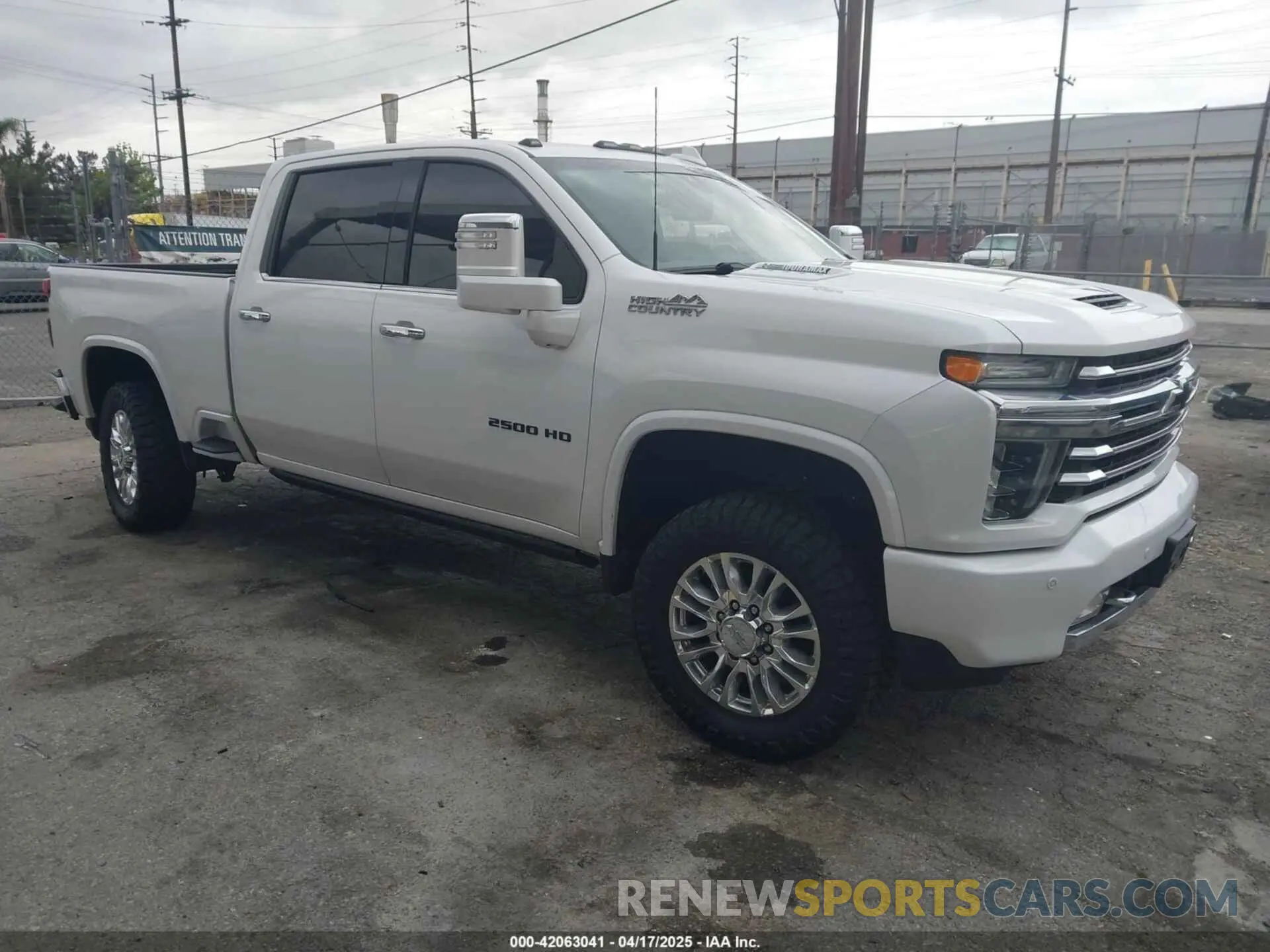1 Photograph of a damaged car 1GC4YREY1LF156160 CHEVROLET SILVERADO 2500HD 2020