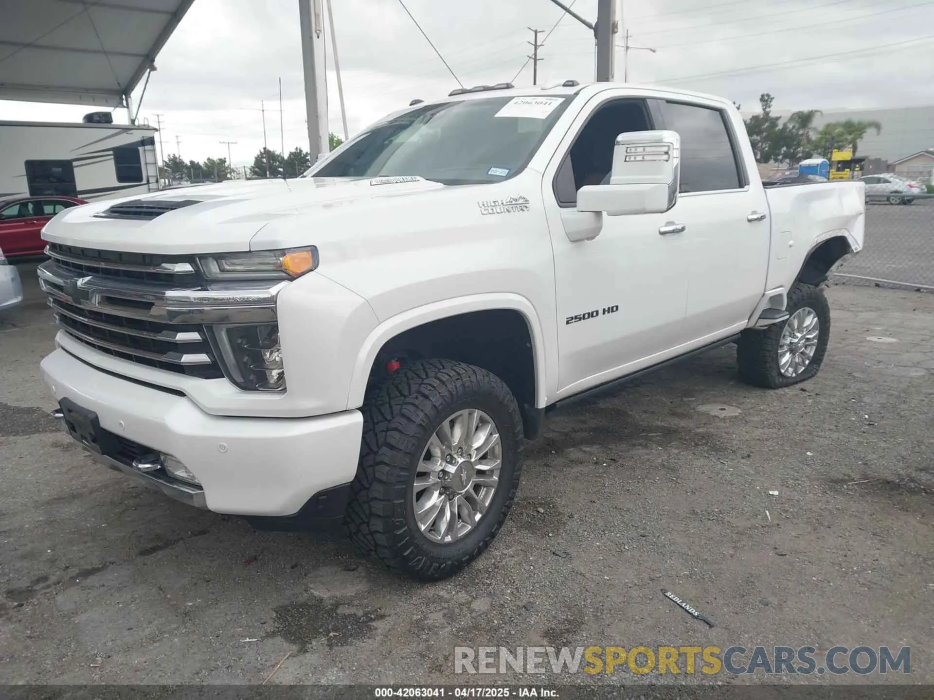 2 Photograph of a damaged car 1GC4YREY1LF156160 CHEVROLET SILVERADO 2500HD 2020