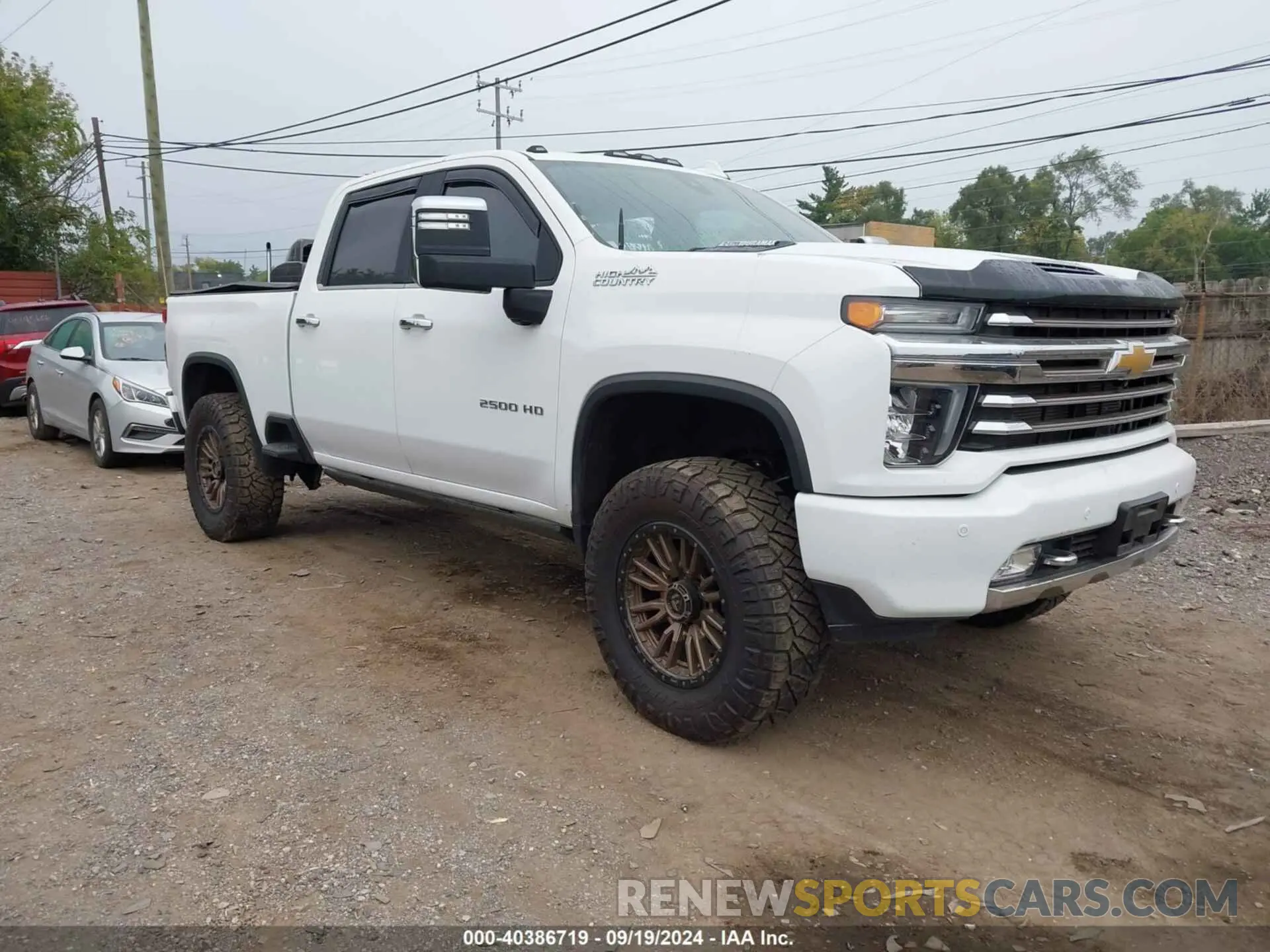 1 Photograph of a damaged car 1GC4YREY4LF020847 CHEVROLET SILVERADO 2500HD 2020