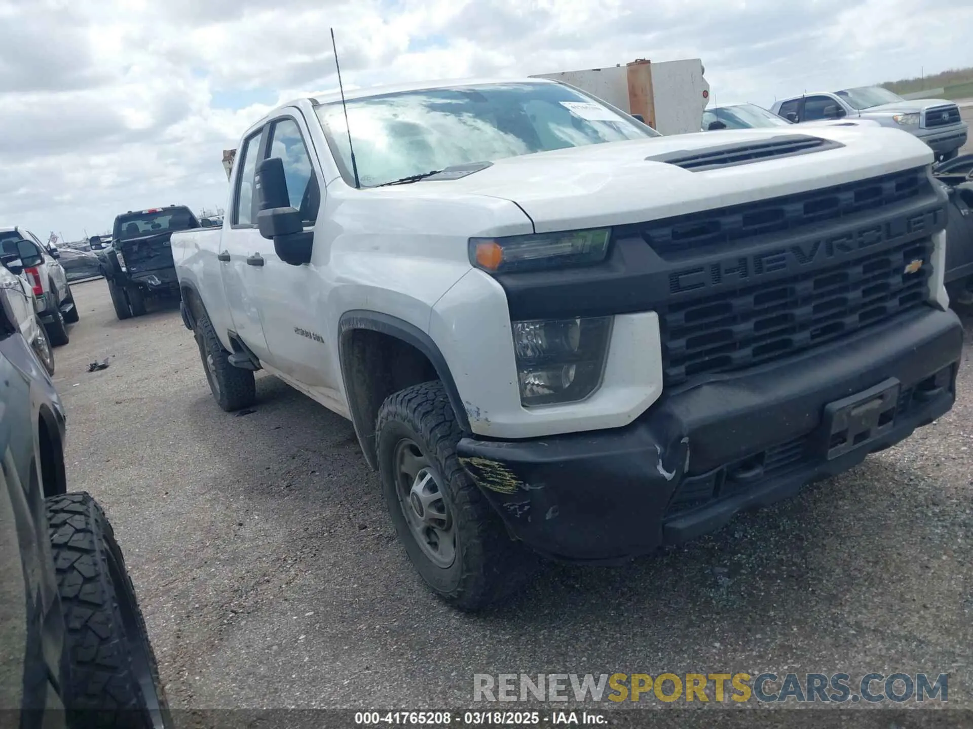 1 Photograph of a damaged car 1GC5YLE7XLF256041 CHEVROLET SILVERADO 2500HD 2020