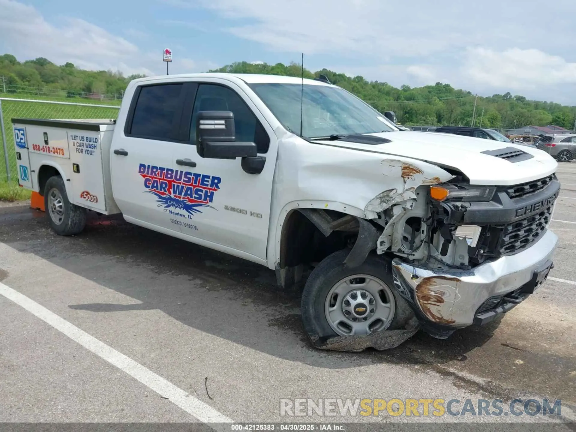 1 Photograph of a damaged car 1GB1WLE70MF215251 CHEVROLET SILVERADO 2500HD 2021