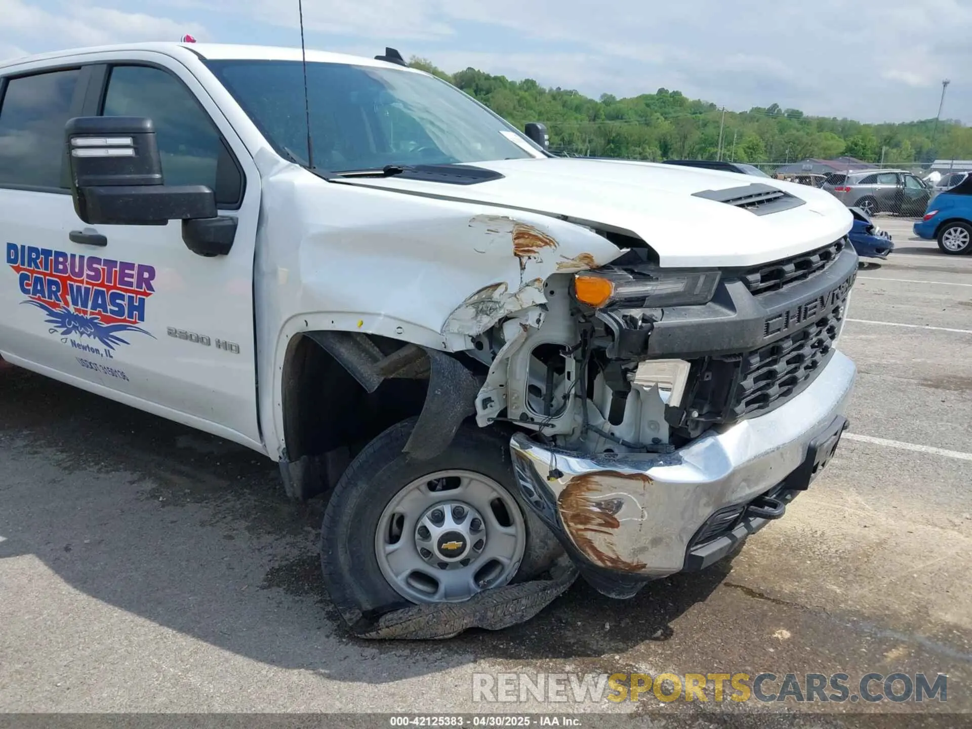 6 Photograph of a damaged car 1GB1WLE70MF215251 CHEVROLET SILVERADO 2500HD 2021