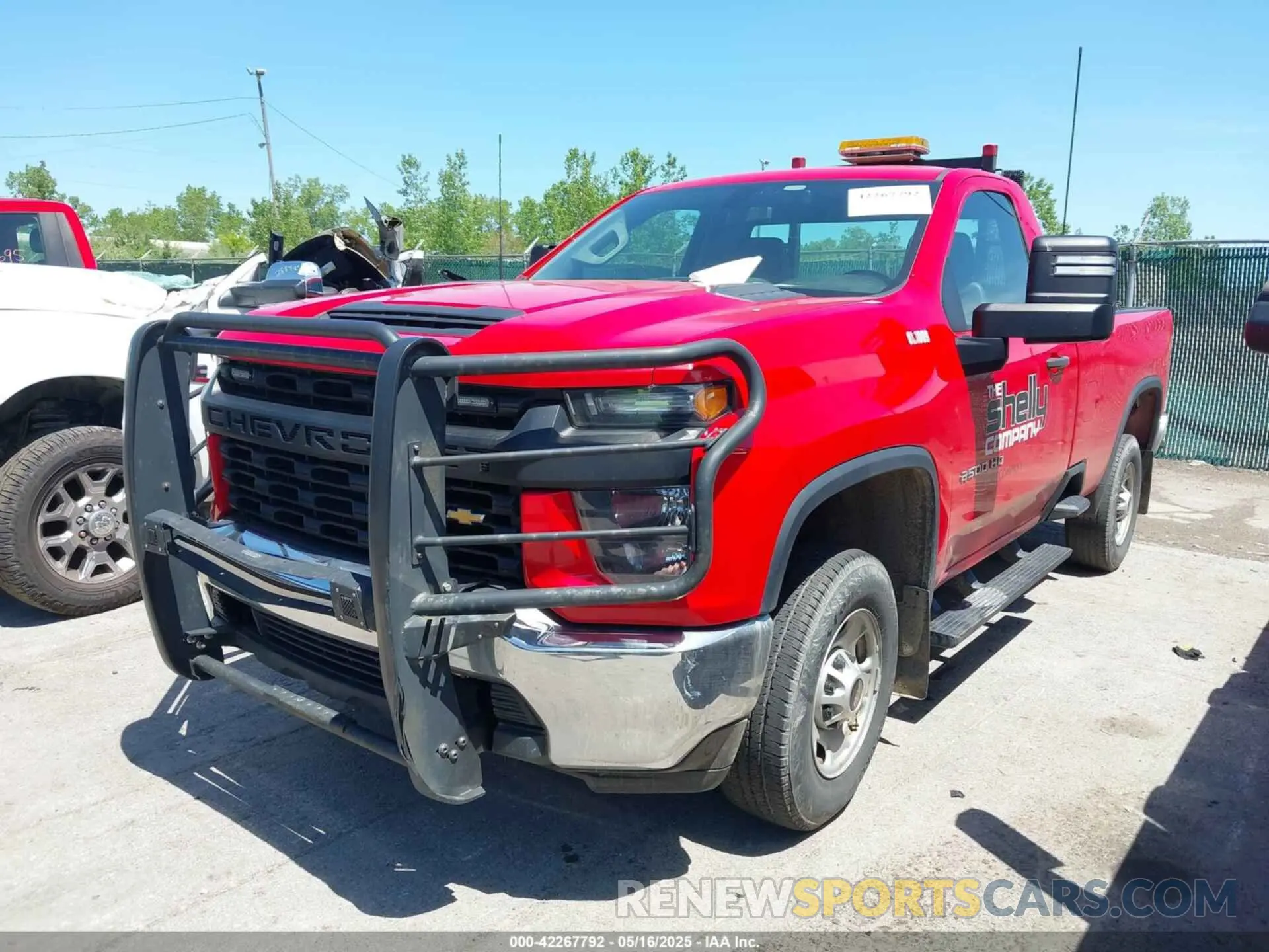 2 Photograph of a damaged car 1GC0WLE71MF129129 CHEVROLET SILVERADO 2500HD 2021