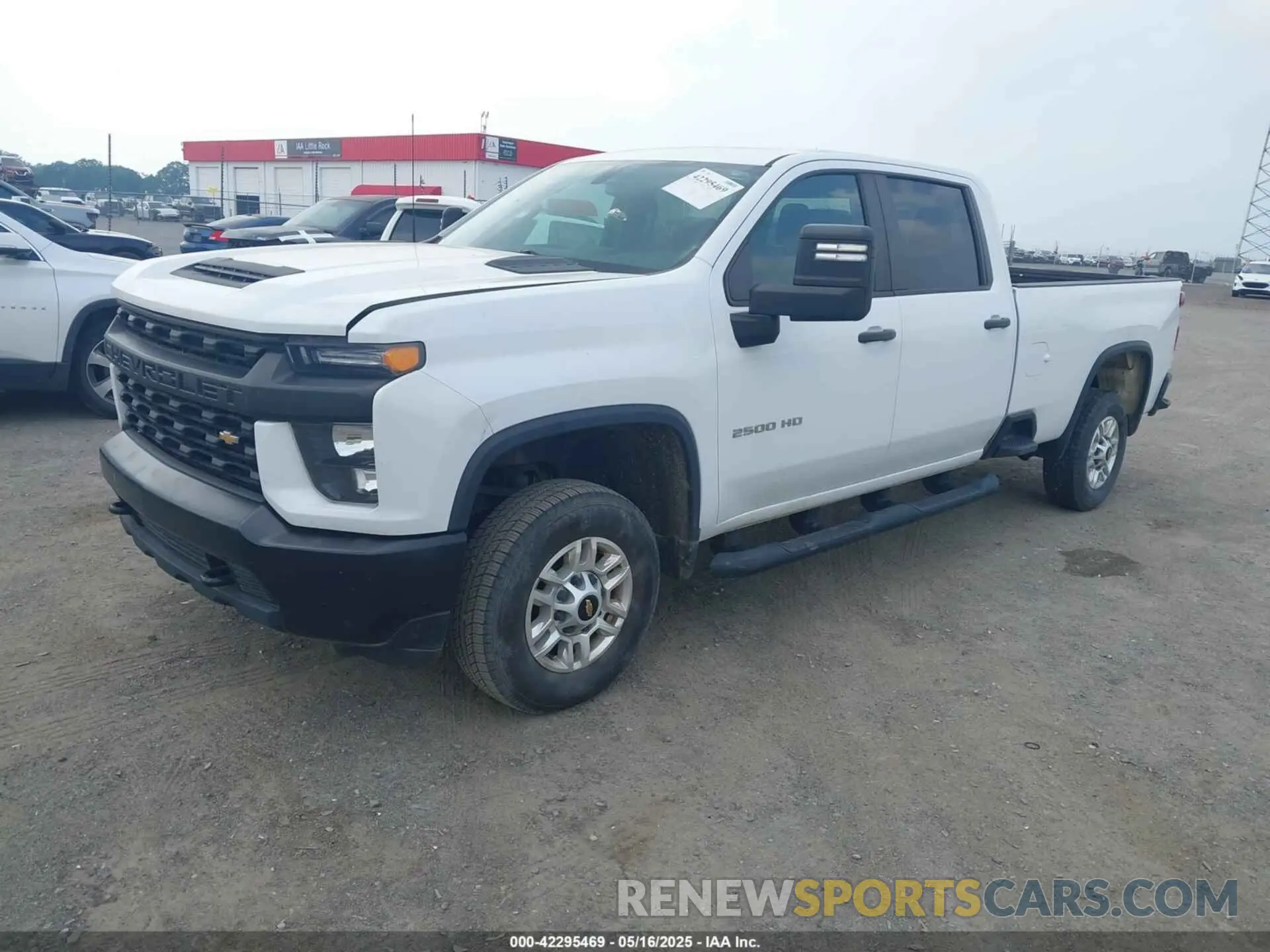 2 Photograph of a damaged car 1GC1WLE77MF292534 CHEVROLET SILVERADO 2500HD 2021