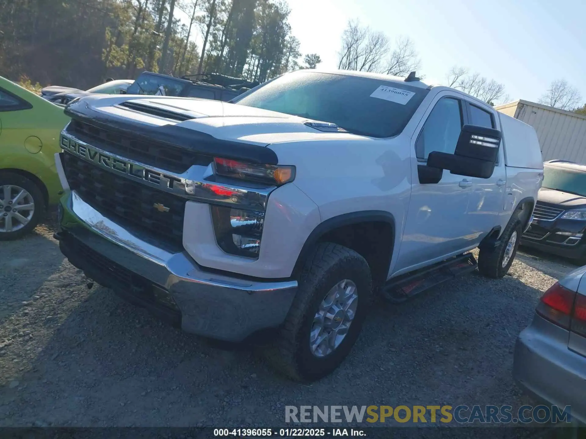 2 Photograph of a damaged car 1GC1YNEY0MF261222 CHEVROLET SILVERADO 2500HD 2021