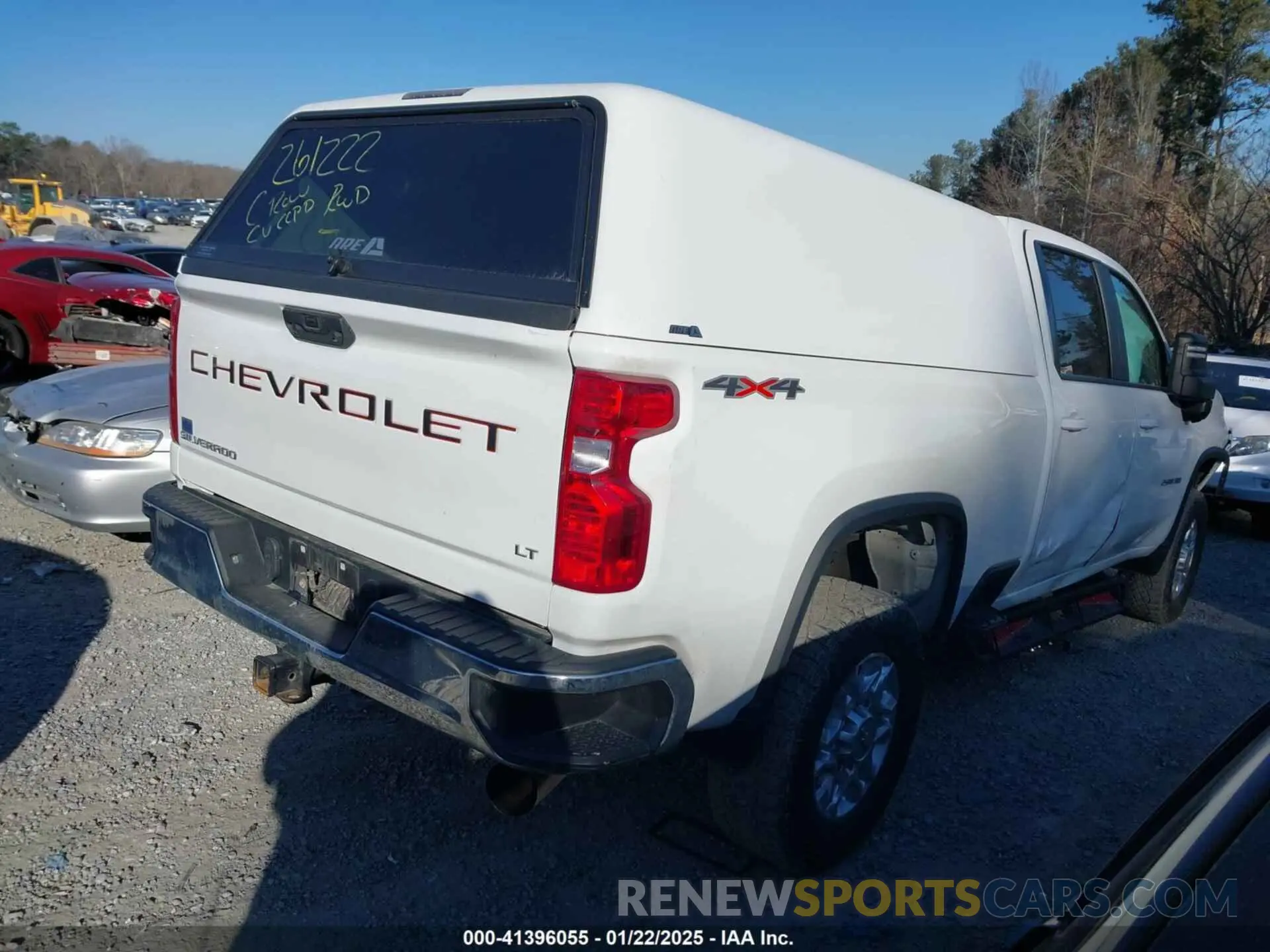 4 Photograph of a damaged car 1GC1YNEY0MF261222 CHEVROLET SILVERADO 2500HD 2021