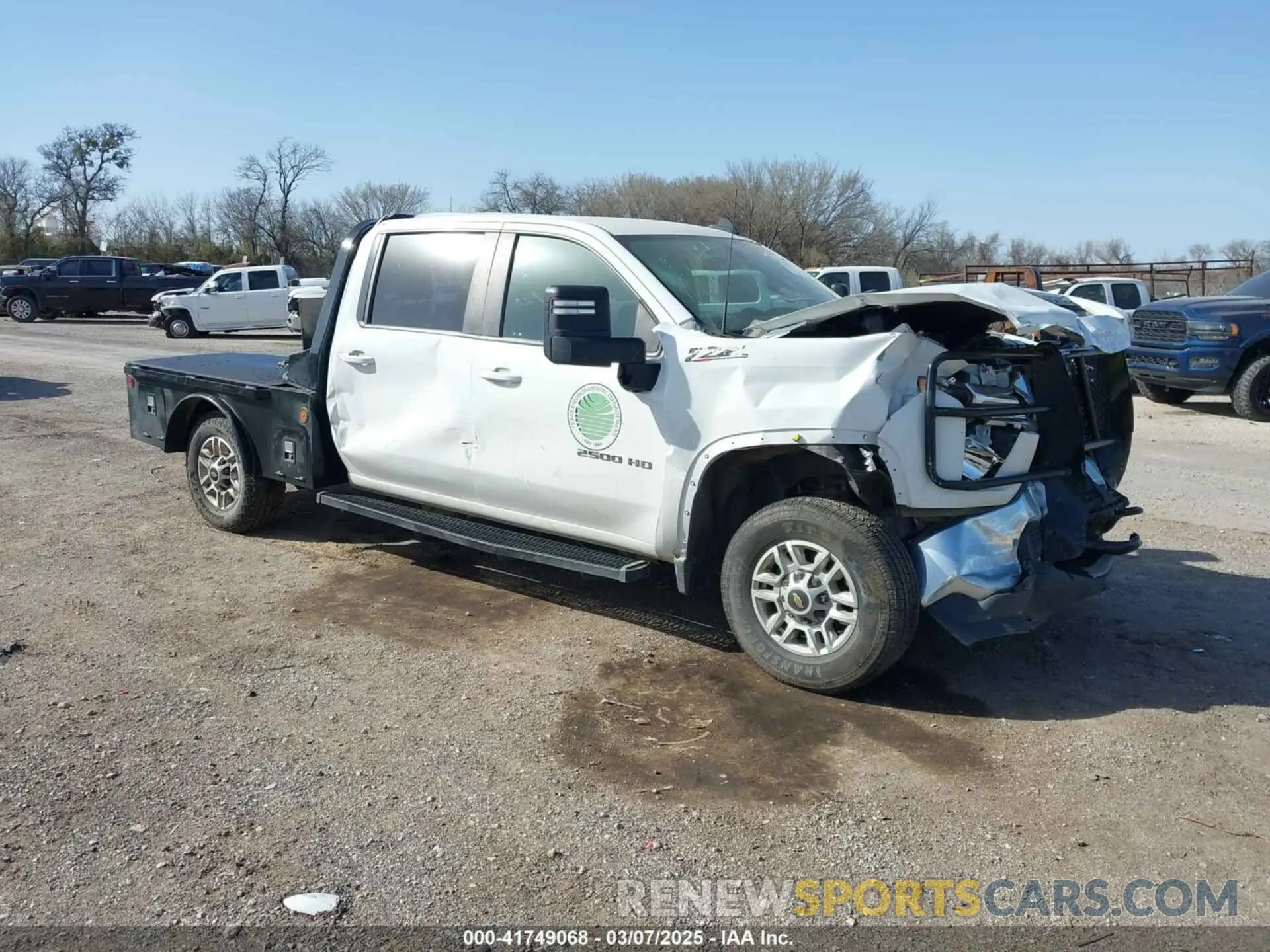 1 Photograph of a damaged car 1GC1YNEY5MF272541 CHEVROLET SILVERADO 2500HD 2021