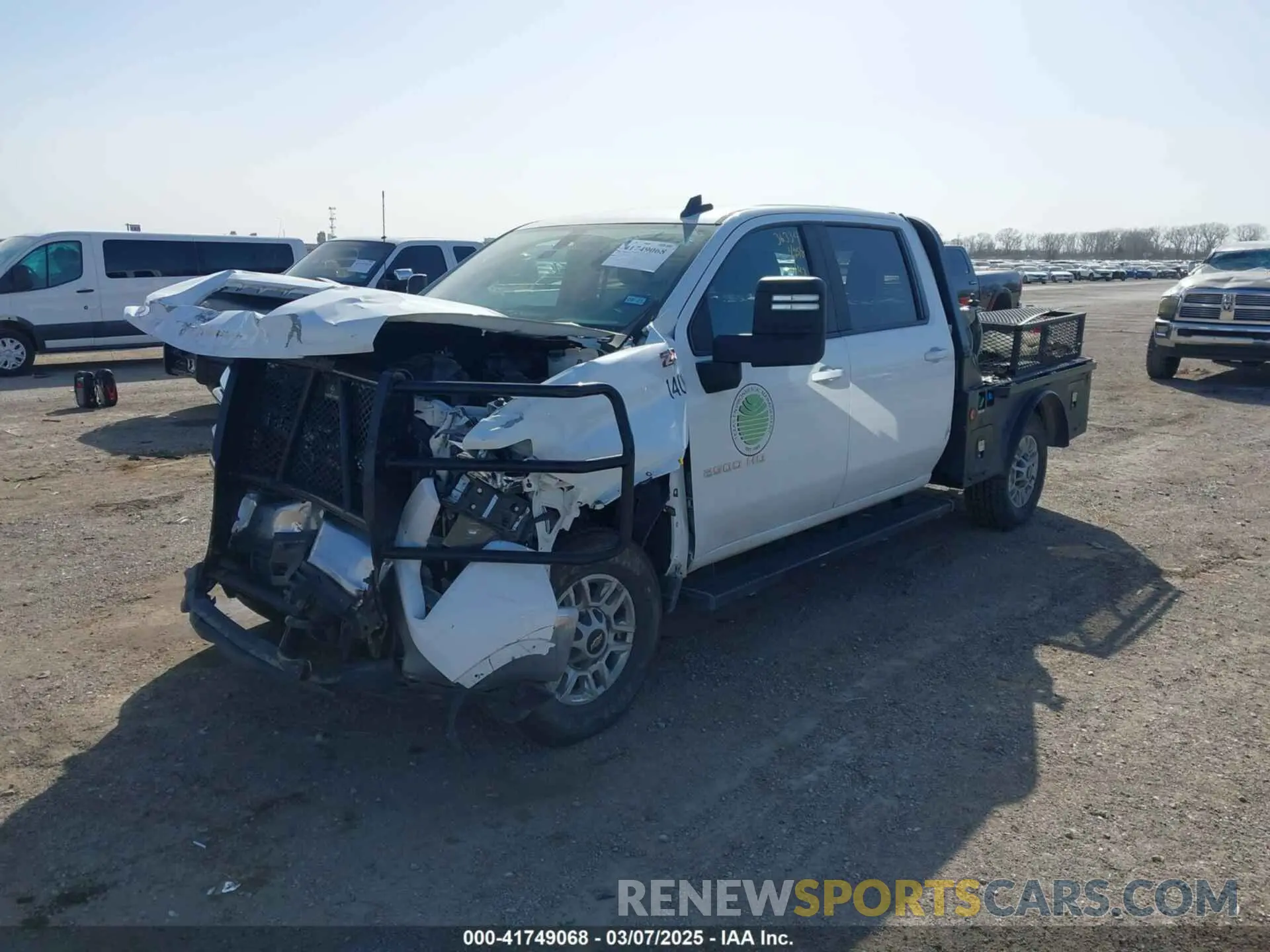 2 Photograph of a damaged car 1GC1YNEY5MF272541 CHEVROLET SILVERADO 2500HD 2021