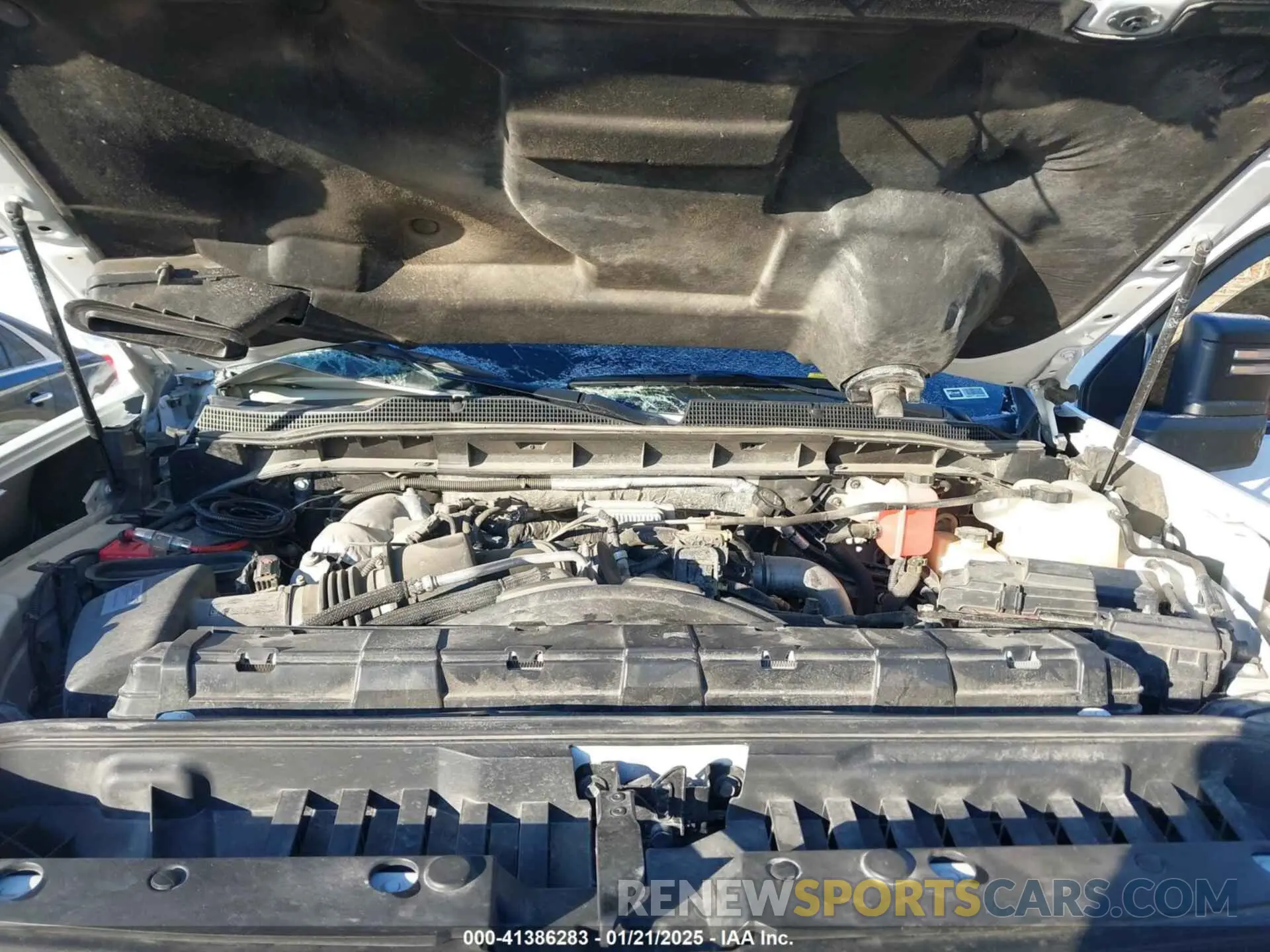 10 Photograph of a damaged car 1GC1YNEY9MF303046 CHEVROLET SILVERADO 2500HD 2021