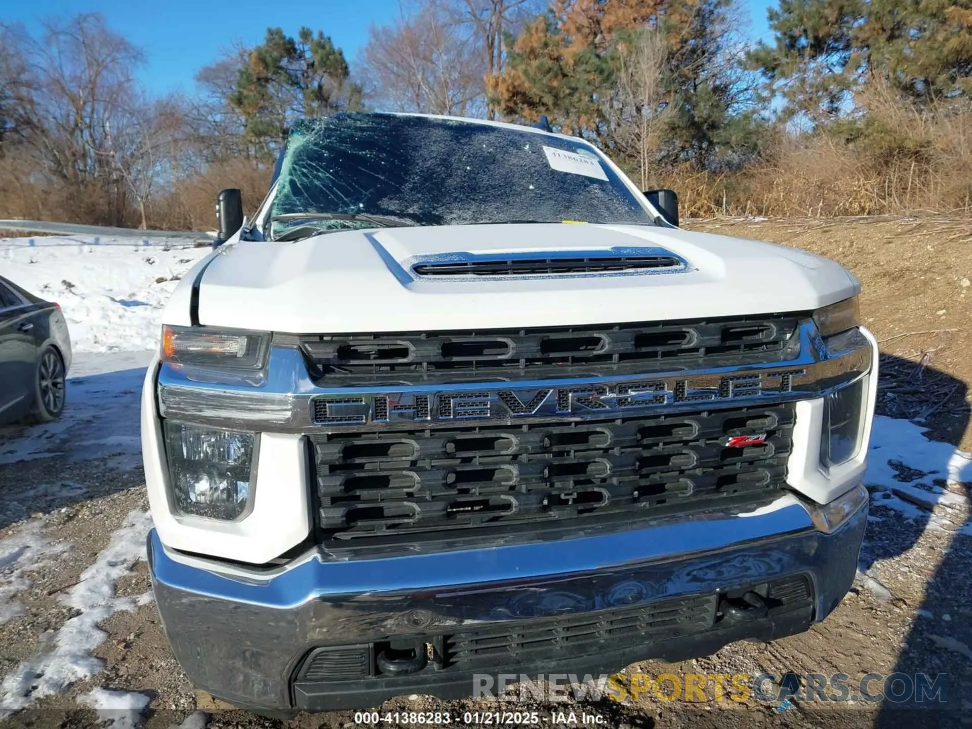 12 Photograph of a damaged car 1GC1YNEY9MF303046 CHEVROLET SILVERADO 2500HD 2021