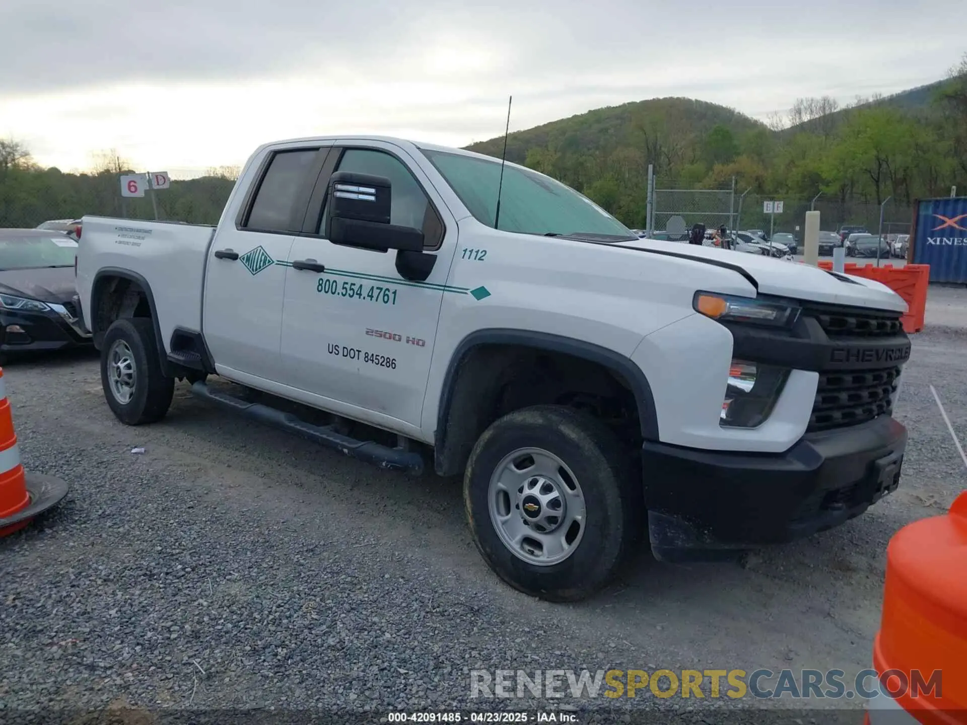 1 Photograph of a damaged car 1GC2WLE7XMF224765 CHEVROLET SILVERADO 2500HD 2021