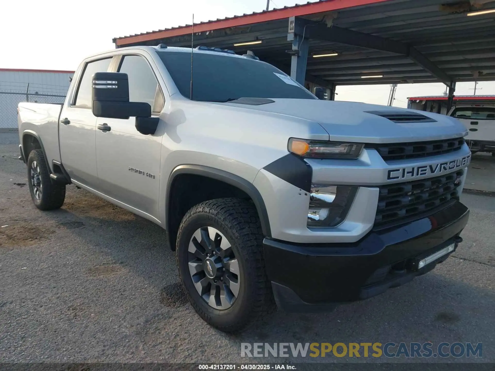 1 Photograph of a damaged car 1GC4WME70MF305286 CHEVROLET SILVERADO 2500HD 2021