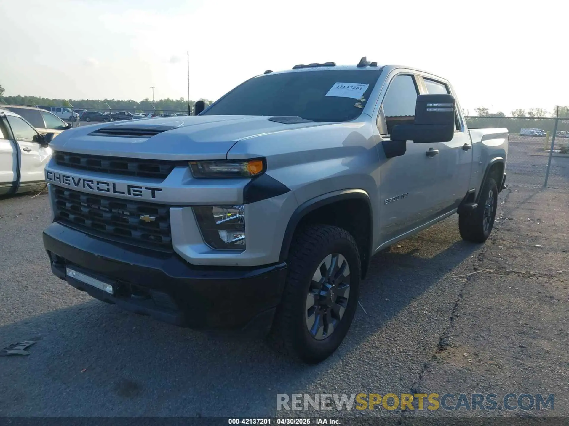 2 Photograph of a damaged car 1GC4WME70MF305286 CHEVROLET SILVERADO 2500HD 2021